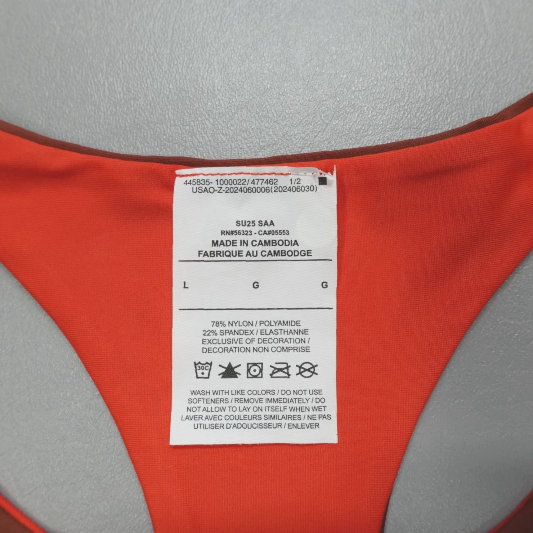 Nike Nike Dri-FIT Tank Reversible Women's Size L Orange Sleeveless Racerback Scoop Neck Nike ACG "Tree Frog" HJ0252-245 Size ONE SIZE - 4 Thumbnail