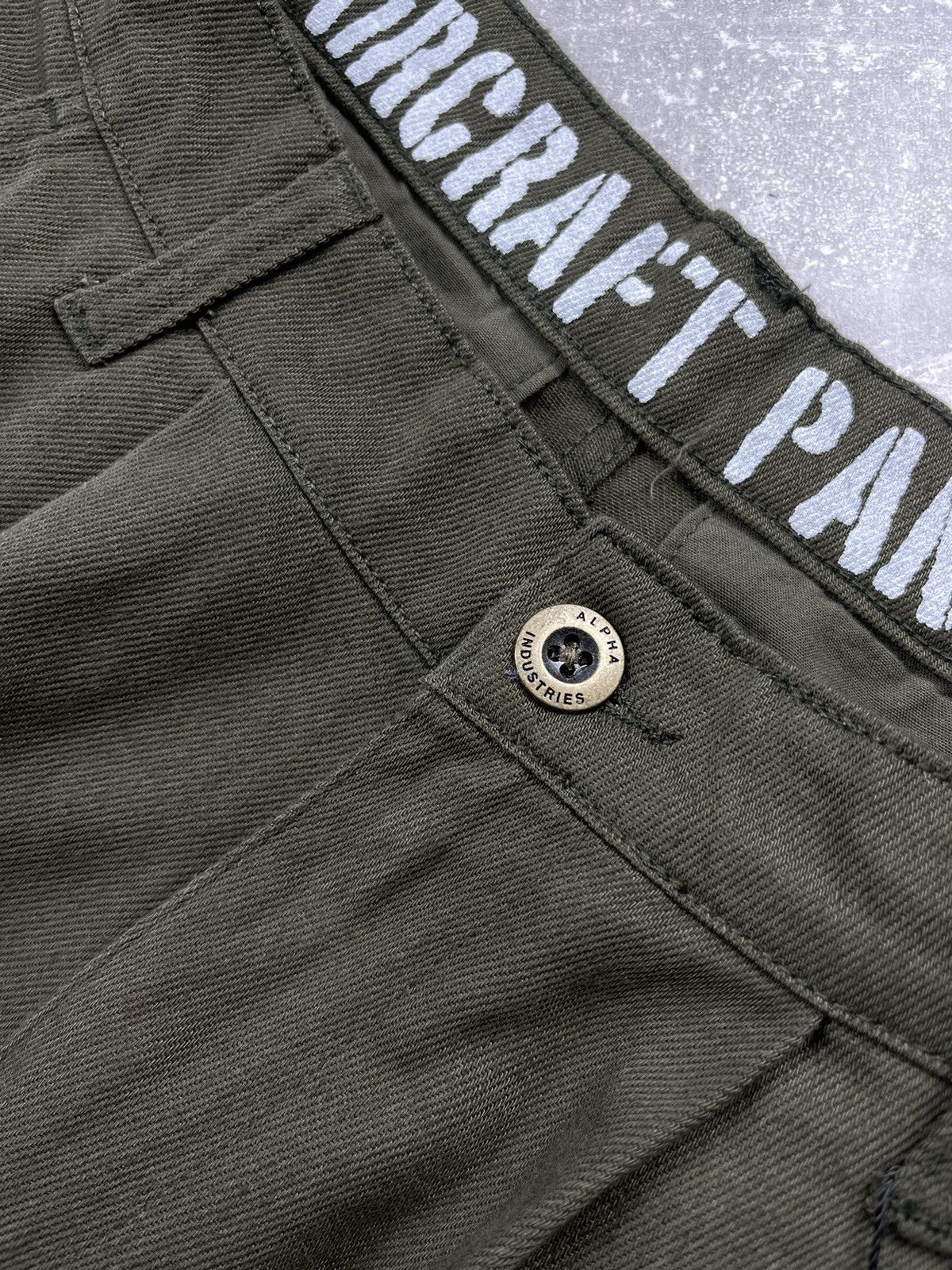 Alpha Industries Alpha Industries Aircraft Pant Military Green Cargo Pants Size US 33 - 9 Thumbnail