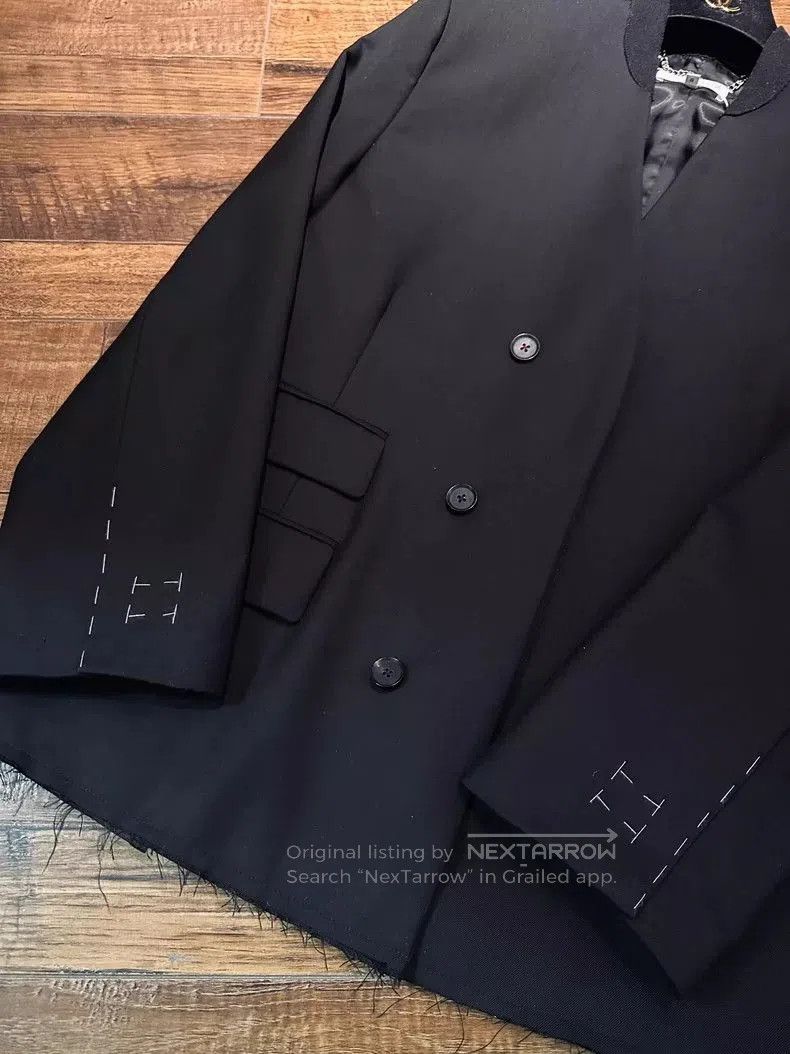 Maison Margiela Black Wool Maison Margiela Suit Jacket. Size US M / EU 48-50 / 2 - 2 Thumbnail