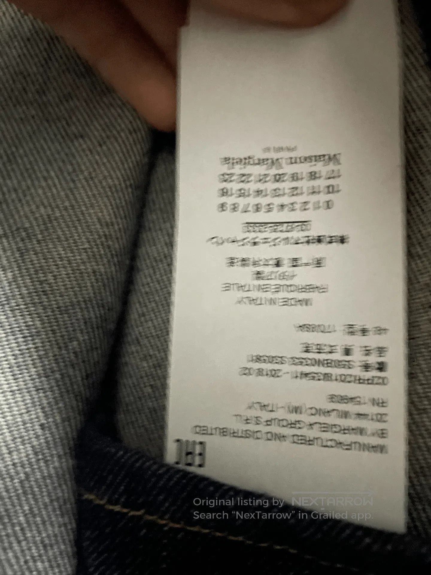 Maison Margiela Maison Margiela Unstructured Denim Jacket Size 48. Size US M / EU 48-50 / 2 - 5 Thumbnail