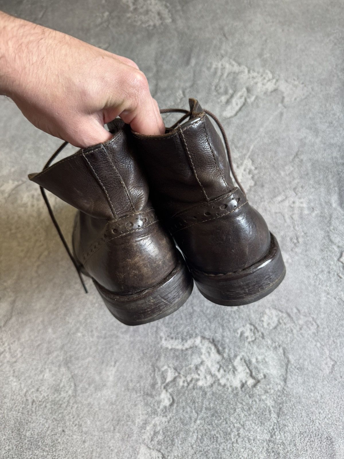 MoMA MOMA 42size brown leather high boots shoes vintage retro Size US 9 / EU 42 - 16 Thumbnail