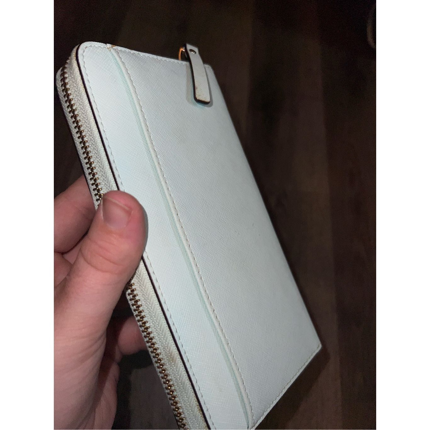 Kate Spade Kate Spade Light Blue Zip Around Wallet Preowned Size ONE SIZE - 15 Thumbnail