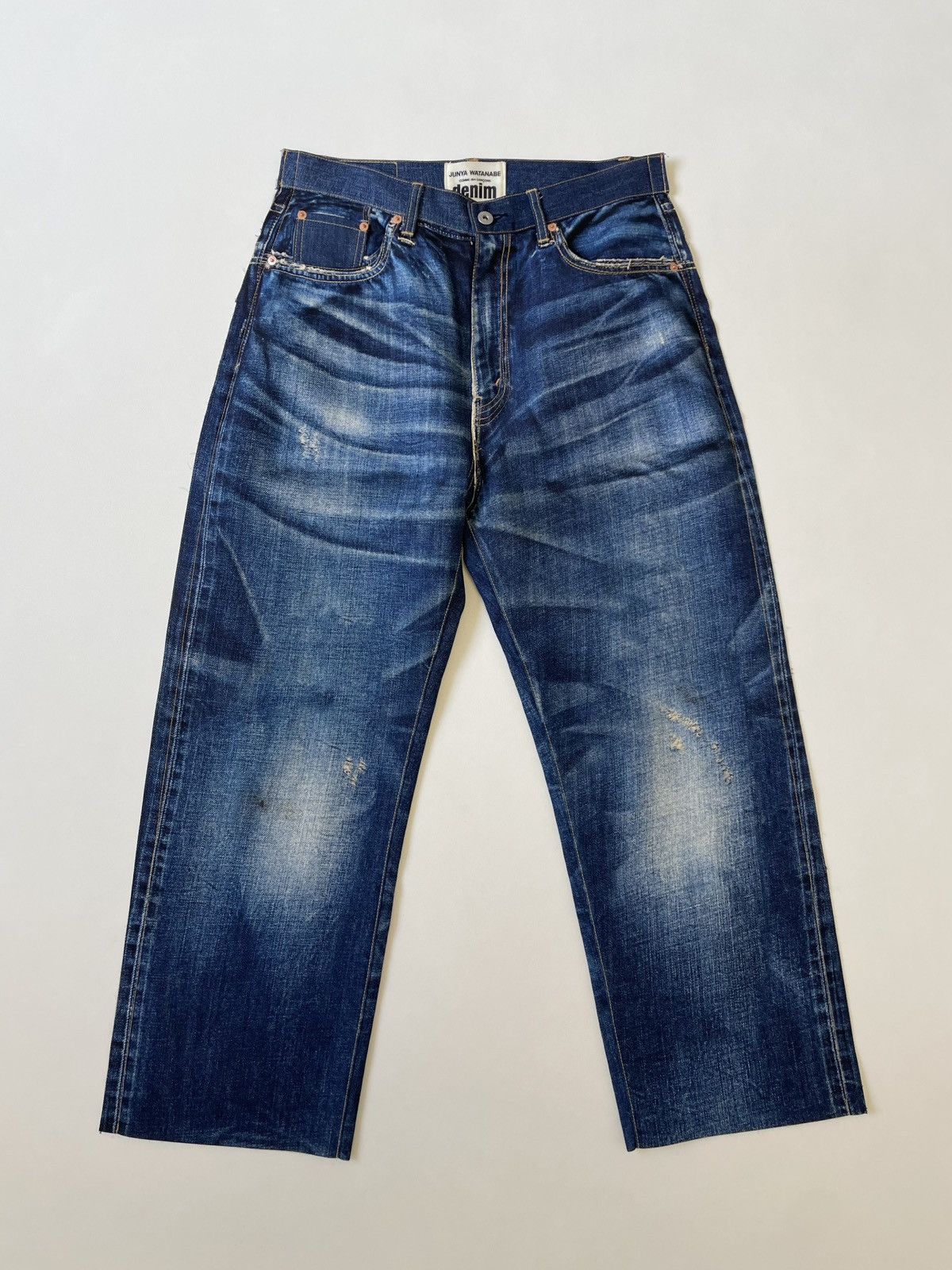 Junya Watanabe S/S ‘Trompe L'oeil’ Denim Printed Jeans Size US 30 / EU 46 - 22 Thumbnail