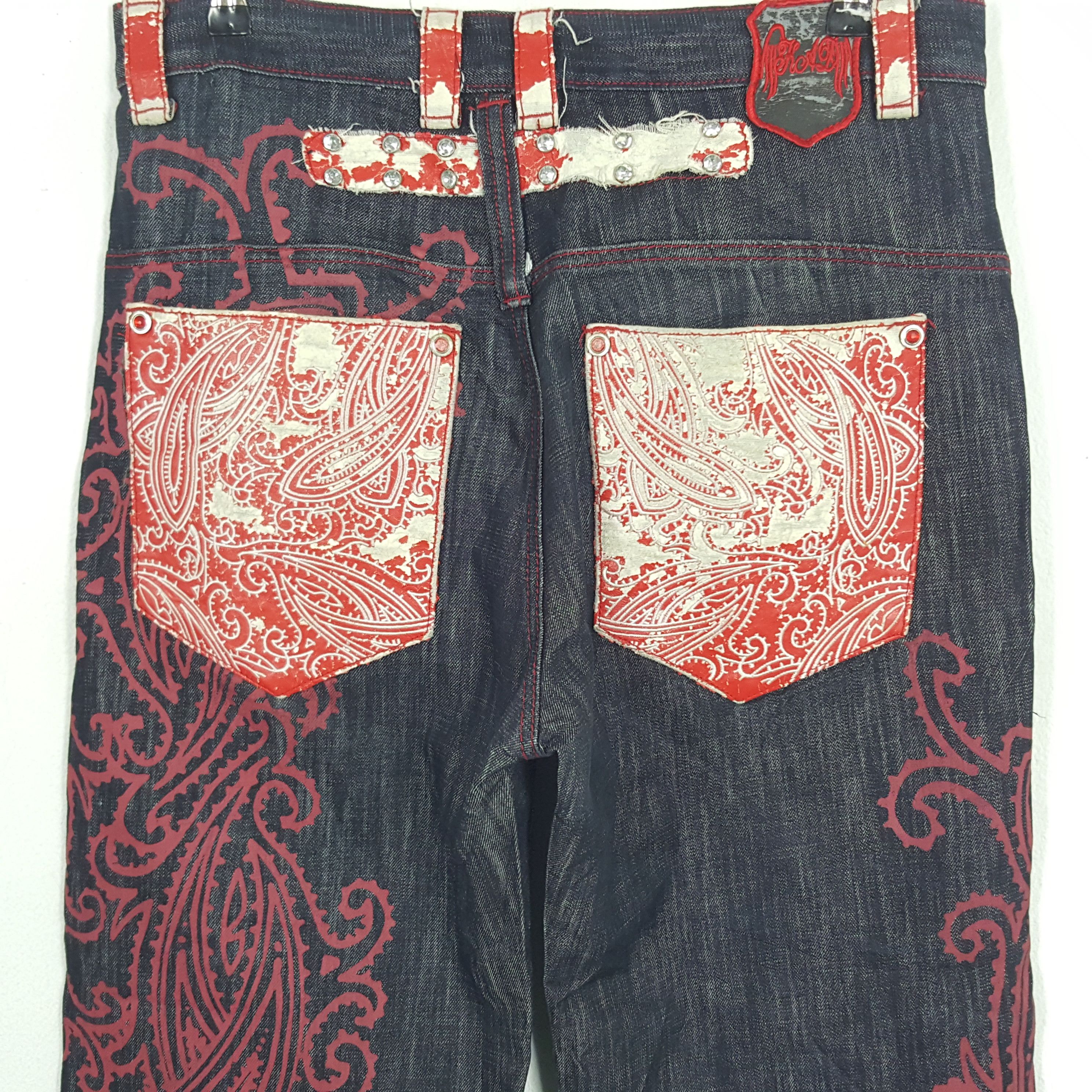 Vintage Vintage K.A.D Designer Denim Jeans Size US 34 / EU 50 - 5 Thumbnail
