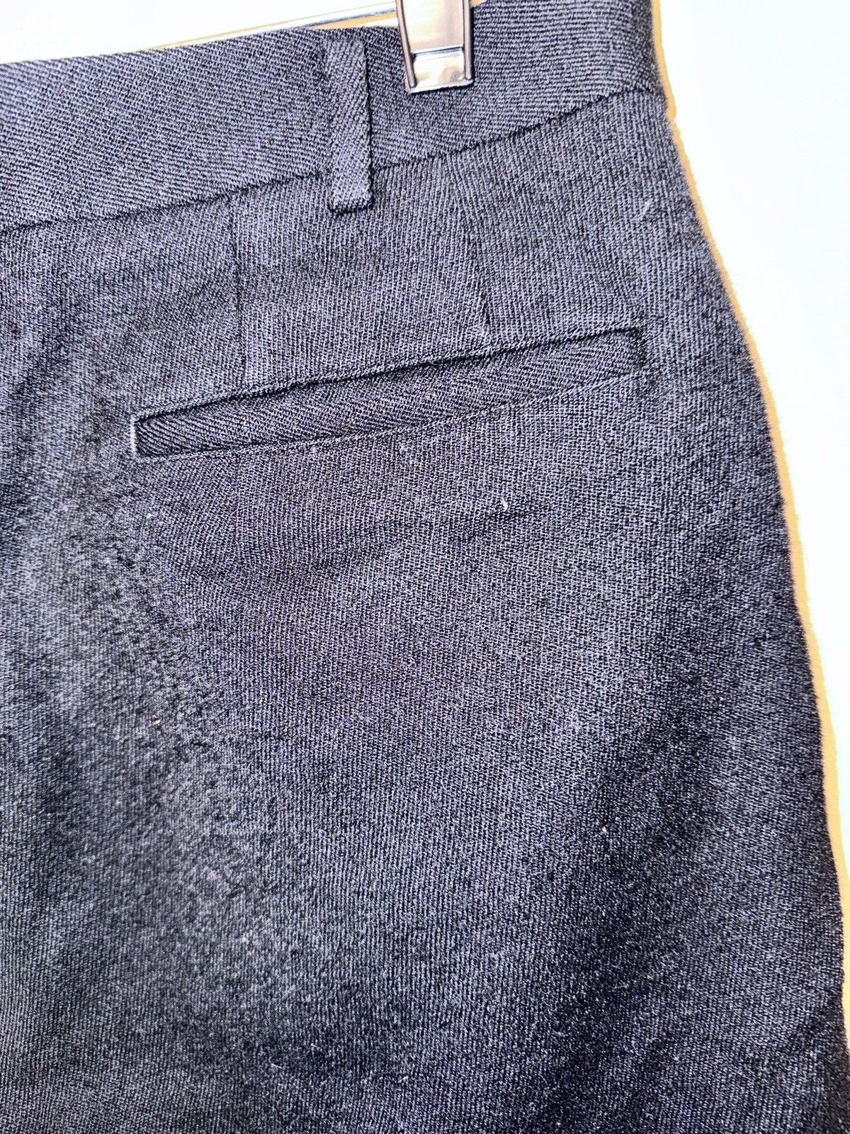 Comme des Garcons × Comme des Garcons Homme Plus COMME DES GARÇONS HOMME PLUS Black Gabardine Trousers Size US 34 / EU 50 - 12 Thumbnail