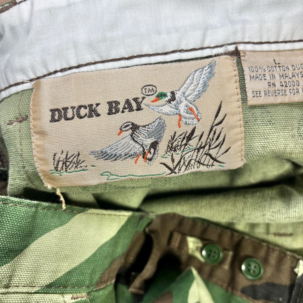 Other Duck Bay vintage camouflage men’s size Large Camo pants Size US 36 / EU 52 - 2 Thumbnail