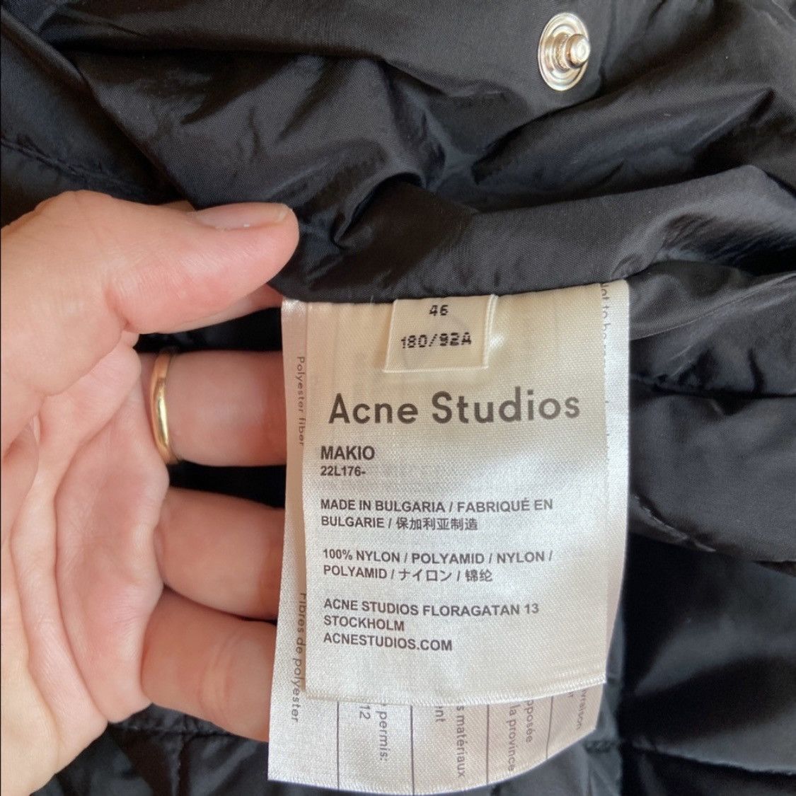 Acne Studios ACNE STUDIOS MAKIO MA-1 BOMBER Size US S / EU 44-46 / 1 - 3 Thumbnail