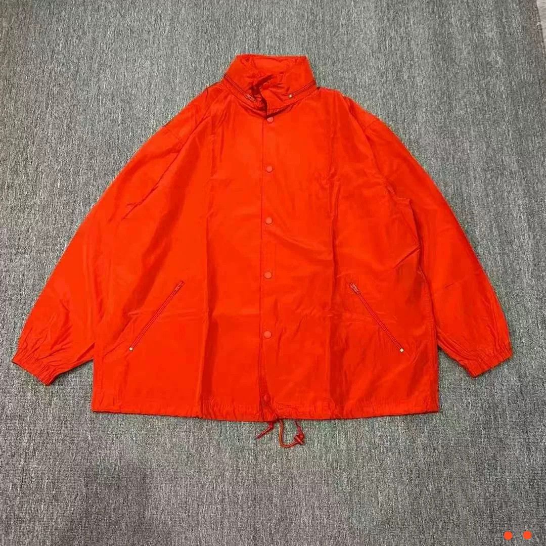 Balenciaga Balenciaga Red Embroidered Logo Jacket Size US M / EU 48-50 / 2 - 1 Thumbnail