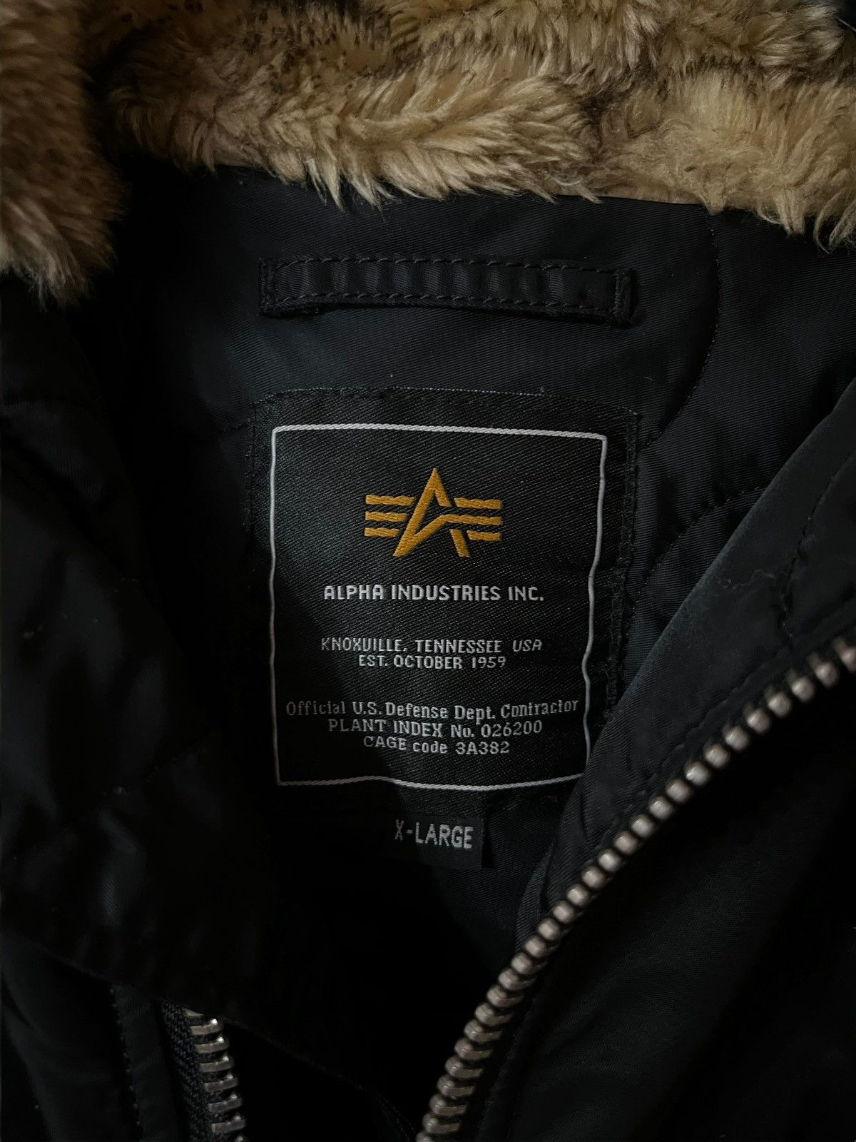 Alpha Industries × Vintage ALPHA INDUSTRIES HOODED FUR BOMBER CWU XL SIZE Y2k Size US XL / EU 56 / 4 - 6 Thumbnail