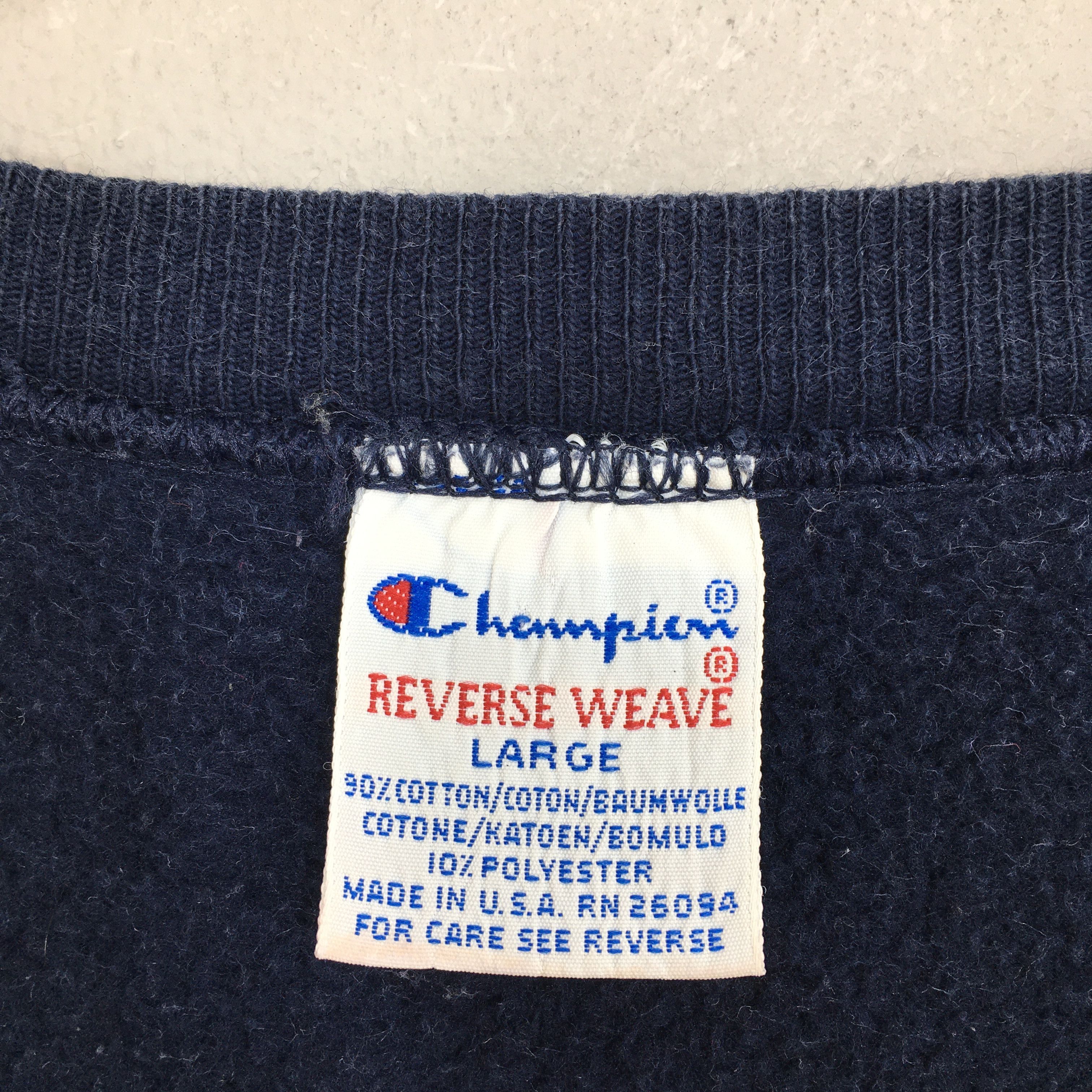 Champion × Vintage Vintage Champion Script Logo Reverse Weave Sweatshirt Large Size US L / EU 52-54 / 3 - 5 Thumbnail
