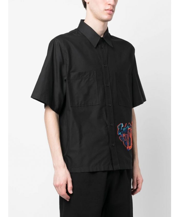 Off-White o1gr1nt1124 Graf Coupe' Summer S/S Shirt in Black Size US XS / EU 42 / 0 - 2 Thumbnail