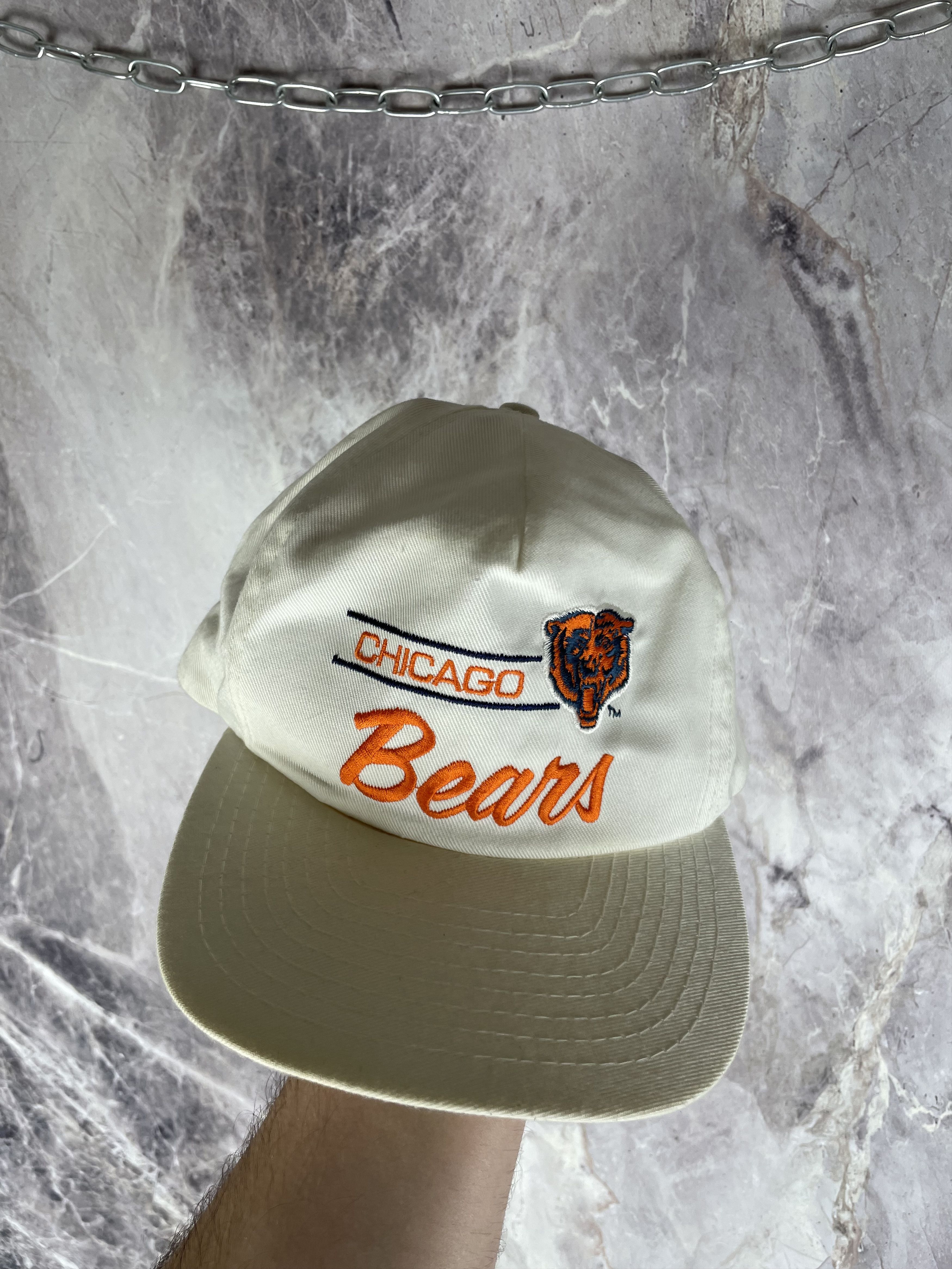 NFL Vintage 90s Chicago Bears Snapback Hat Cap Size ONE SIZE - 2 Thumbnail