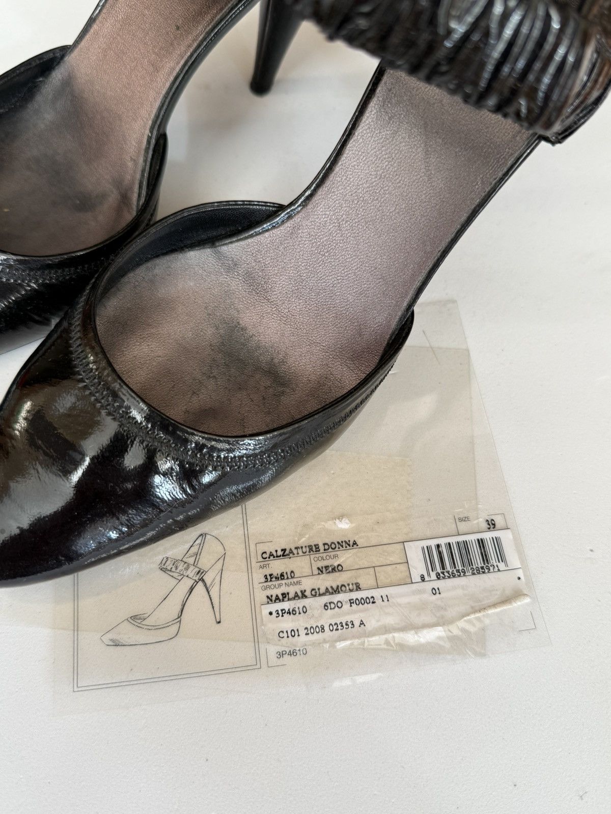 Prada Prada Black Patent Leather Heels Sizes 39 Size US 9 / IT 39 - 12 Thumbnail