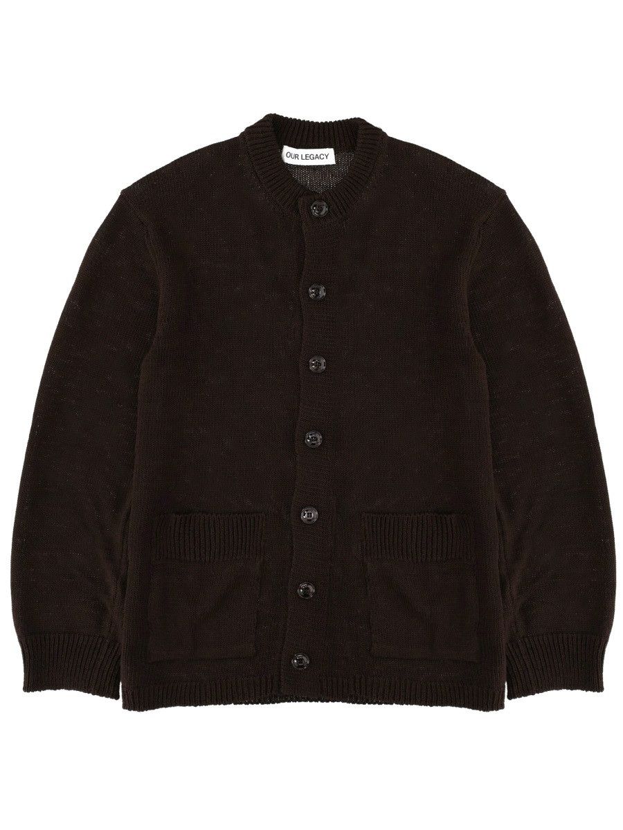 Our Legacy OUR LEGACY CARDIGAN "PARLOR" - BROWN (IT 48) Size US M / EU 48-50 / 2 - 1 Thumbnail