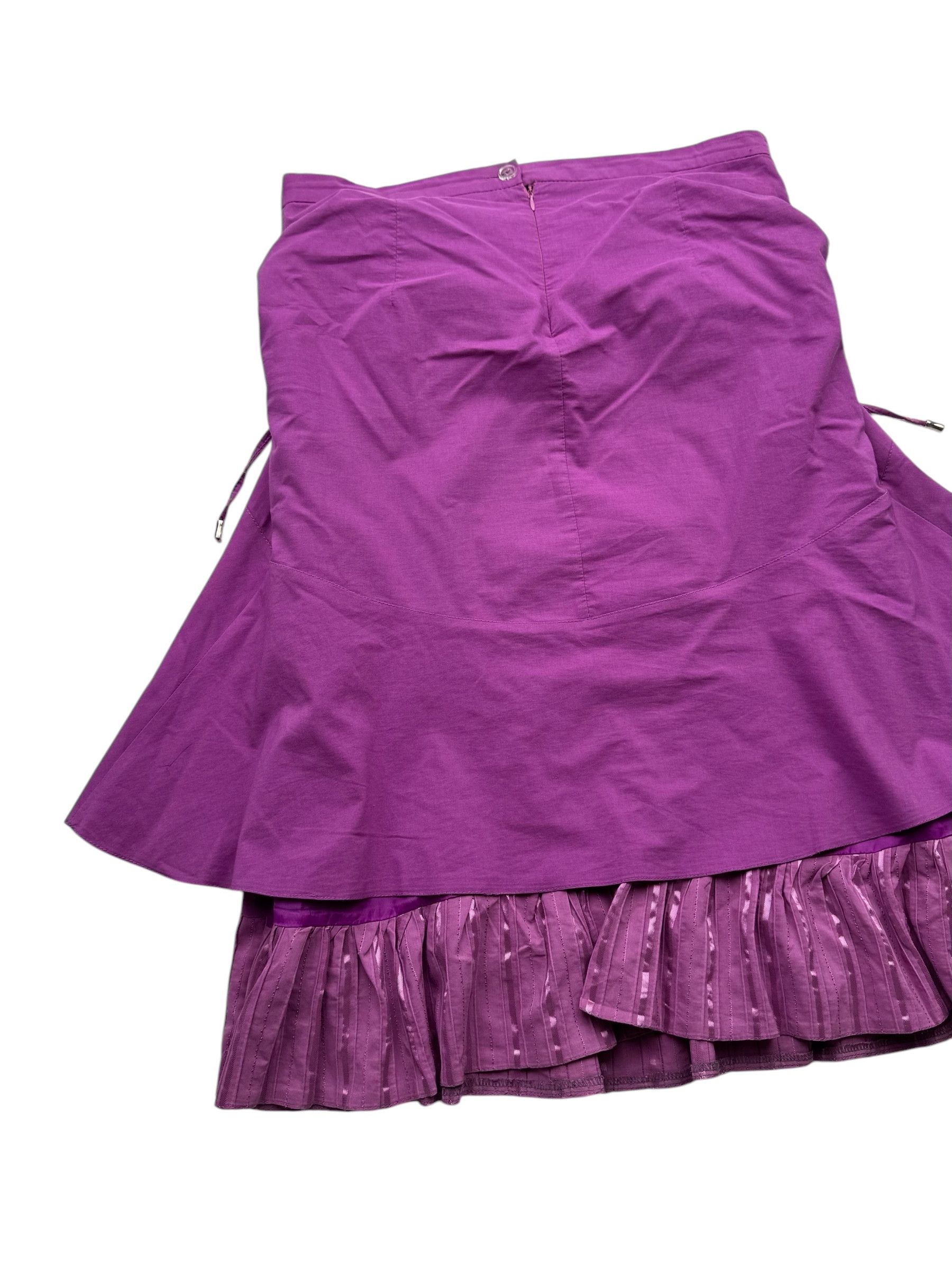 Japanese Brand Vintage Flare Skirt With Bondage W165(V9) Size 32" / US 10 / IT 46 - 6 Thumbnail