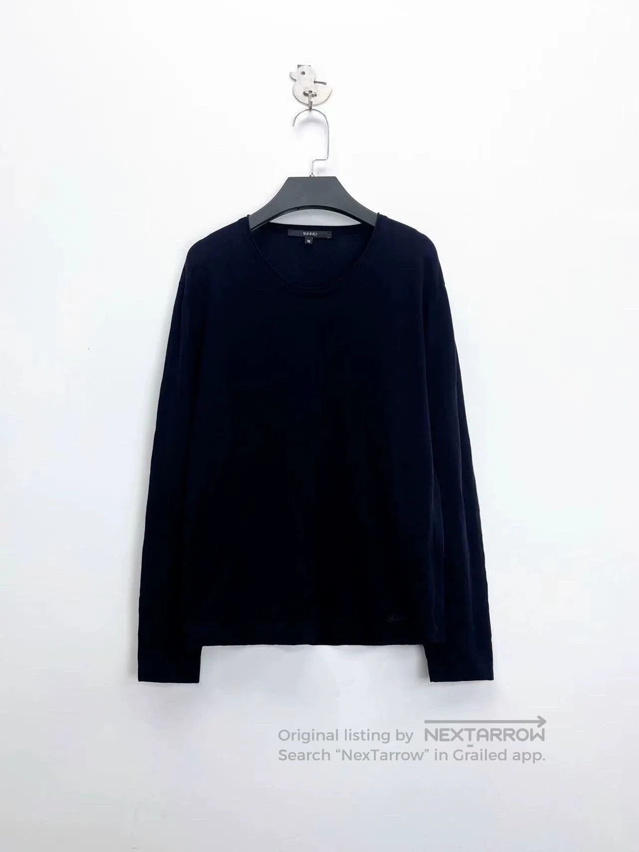 Gucci gucci navy long sleeve logo sweater for men. Size US M / EU 48-50 / 2 - 1 Thumbnail