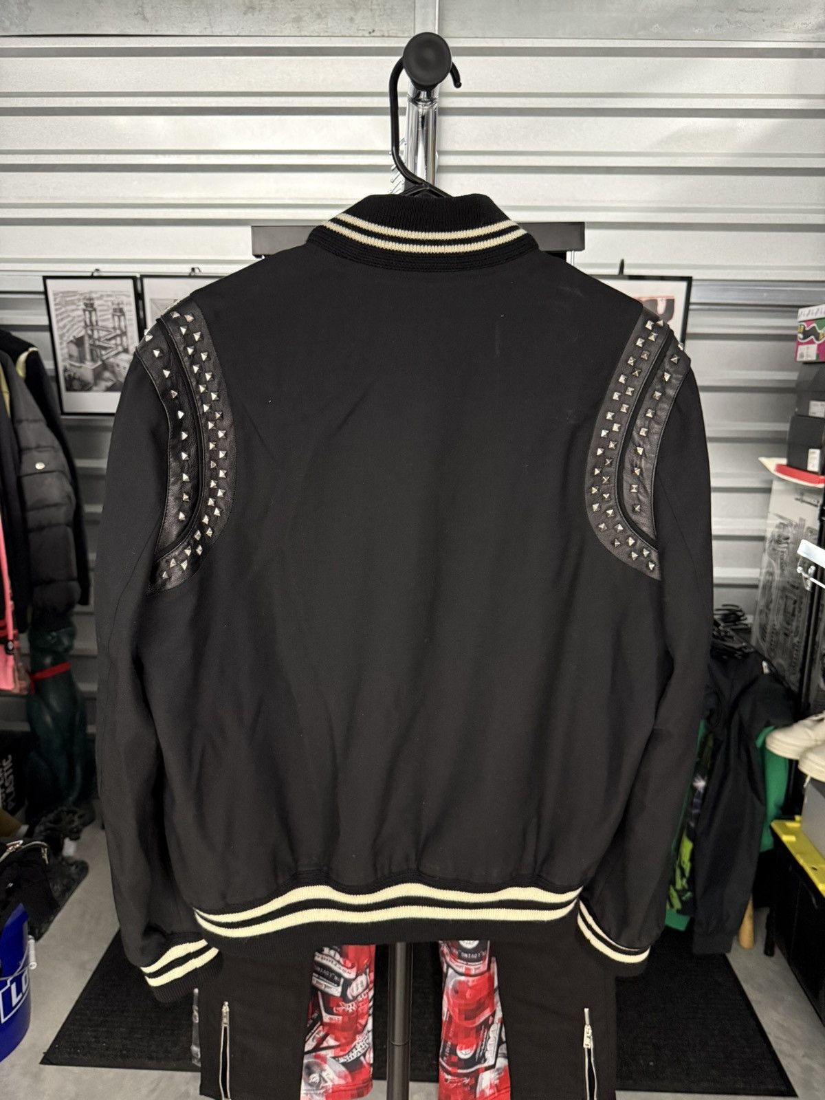 Saint Laurent Paris Saint Laurent S/S16 Studded Surf & Sound Teddy Jacket Size US M / EU 48-50 / 2 - 3 Thumbnail