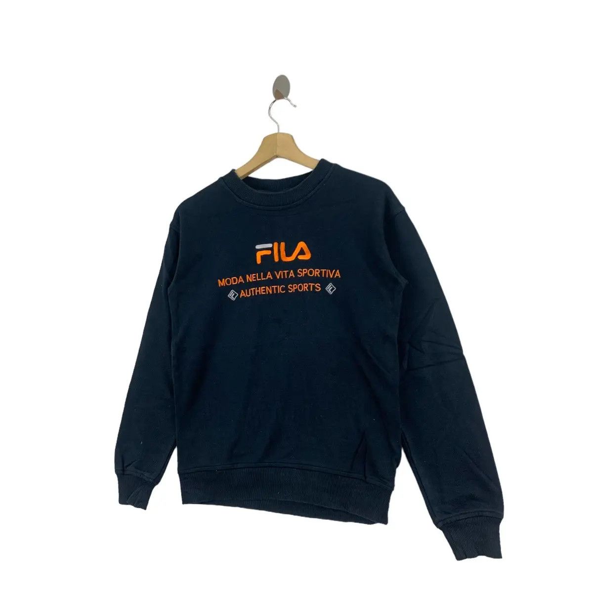 Fila Vtg FILA BIELLA ITALIA Vita Sportiva Embroidered Sweatshirt Size M / US 6-8 / IT 42-44 - 2 Thumbnail