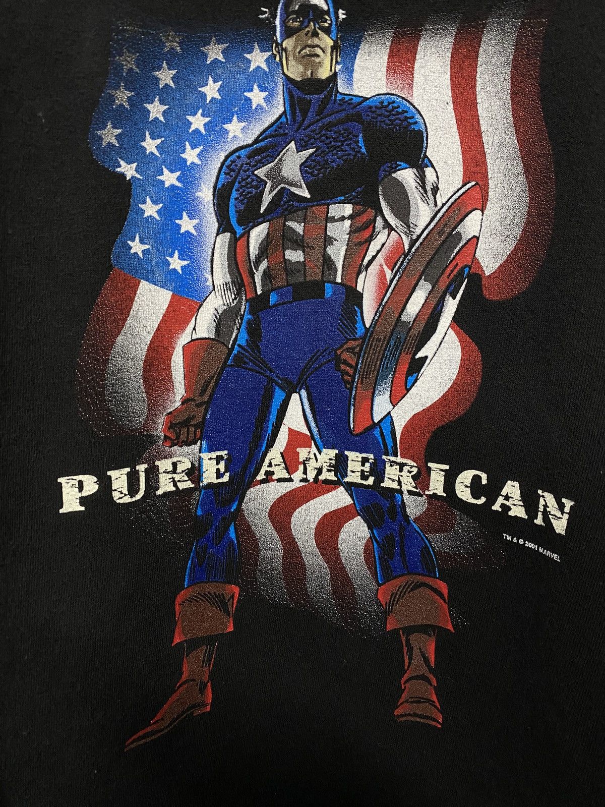 Marvel Comics × Vintage Vintage 1991 Marvel Comics Captain America T-Shirt XLarge Size US XL / EU 56 / 4 - 4 Thumbnail