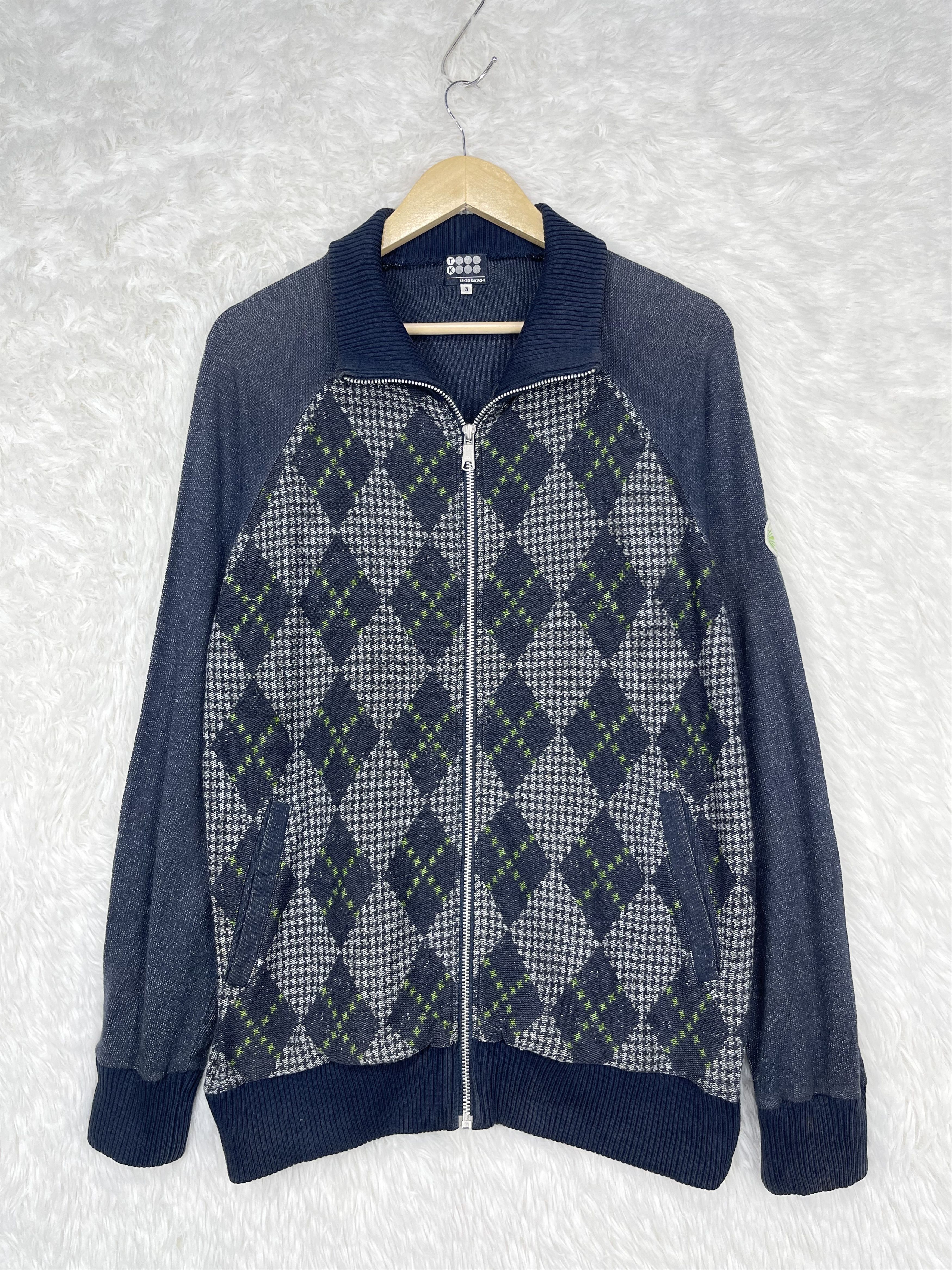 Takeo Kikuchi Vintage Takeo Kikuchi Zip Up Pullover Sweater AS0011 Size US S / EU 44-46 / 1 - 1 Thumbnail