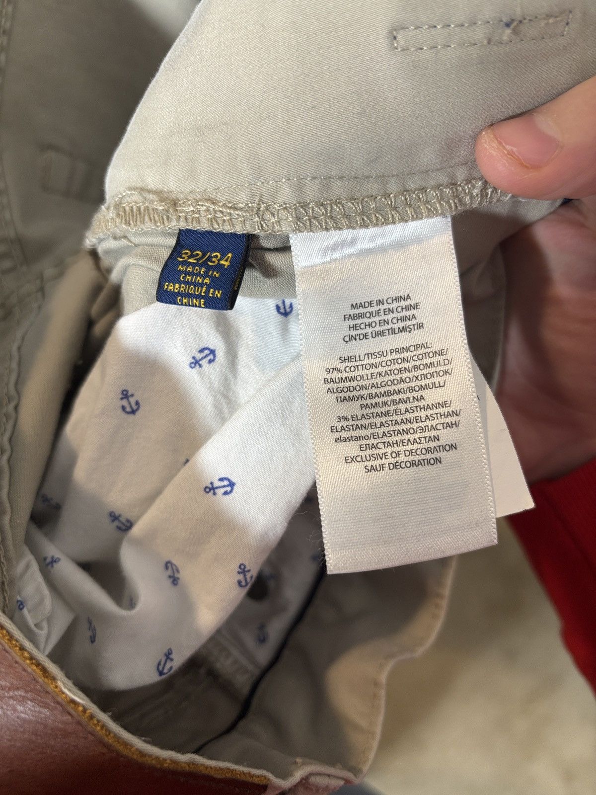 Polo Ralph Lauren Polo Ralph Lauren Chino Khaki Pants 33x32 Size US 32 / EU 48 - 5 Thumbnail
