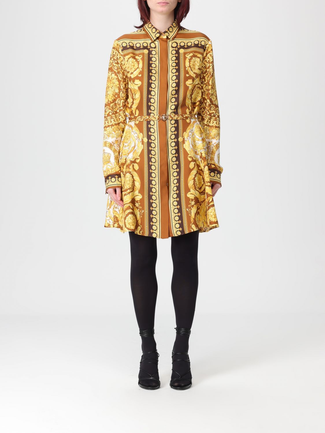 Versace Dress Woman Brown