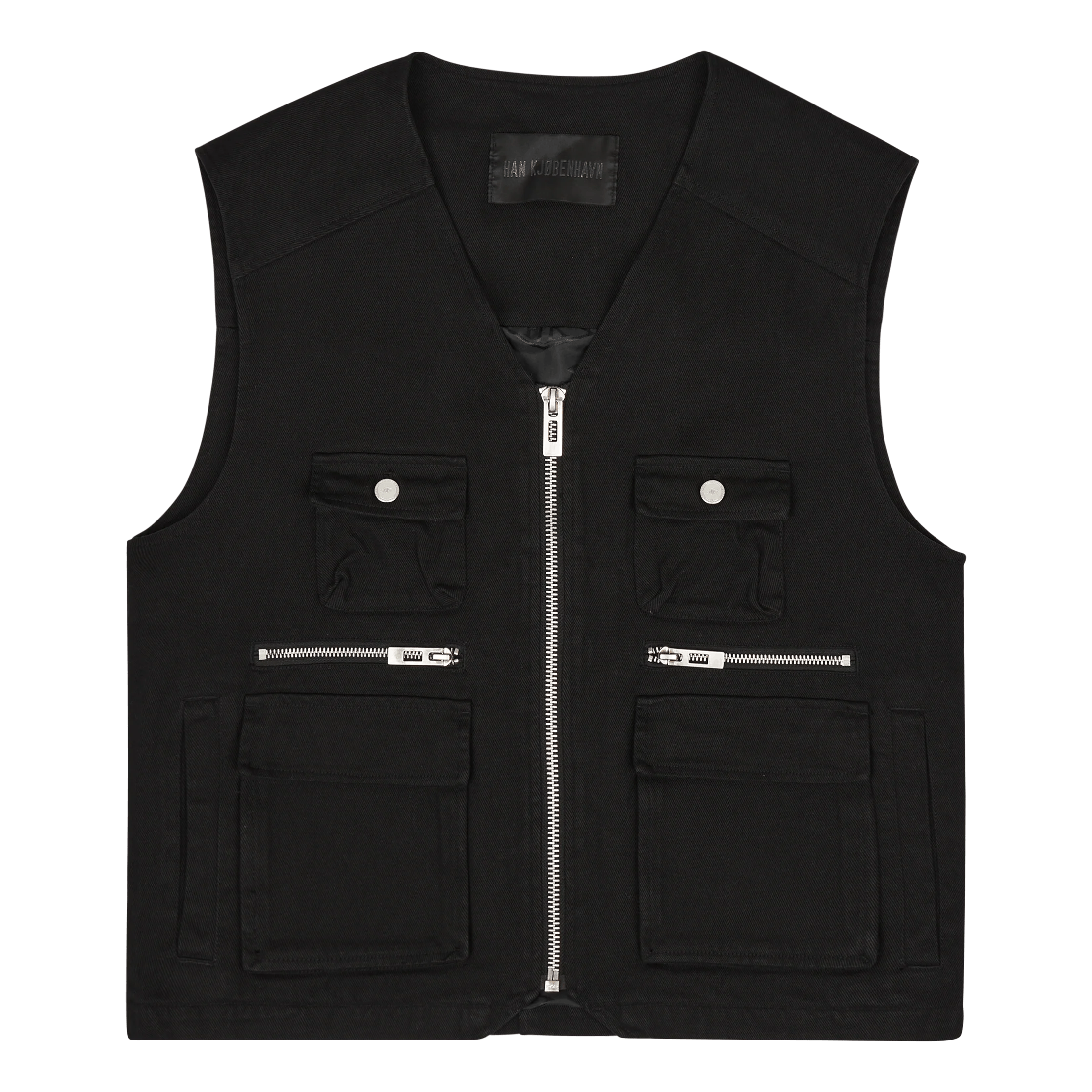 Acne Studios NWOT $465 - Black Cargo Vest - 50/L Size US L / EU 52-54 / 3 - 2 Thumbnail