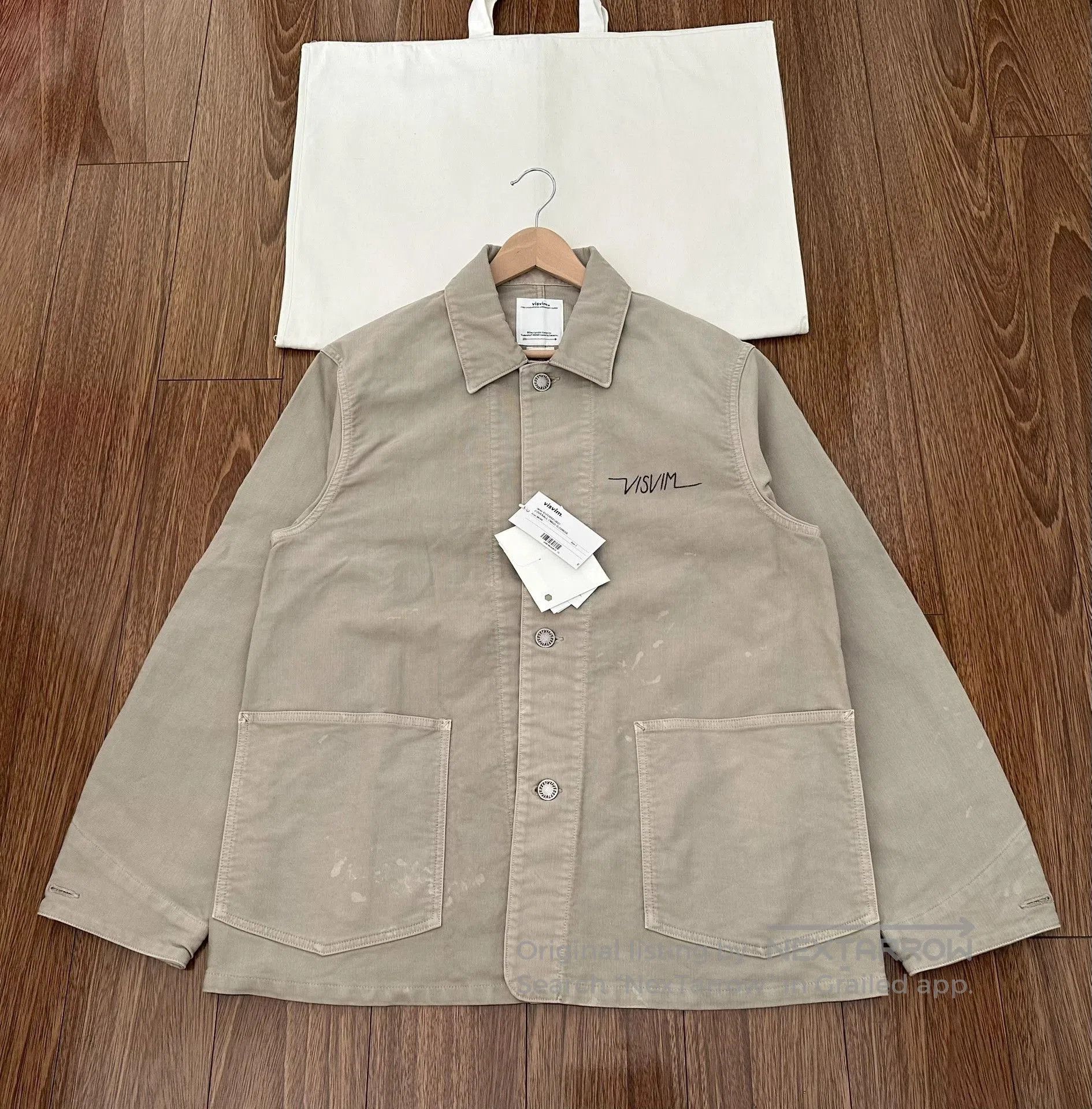 Visvim visvim coverall in beige corduroy jacket. Size US M / EU 48-50 / 2 - 1 Thumbnail