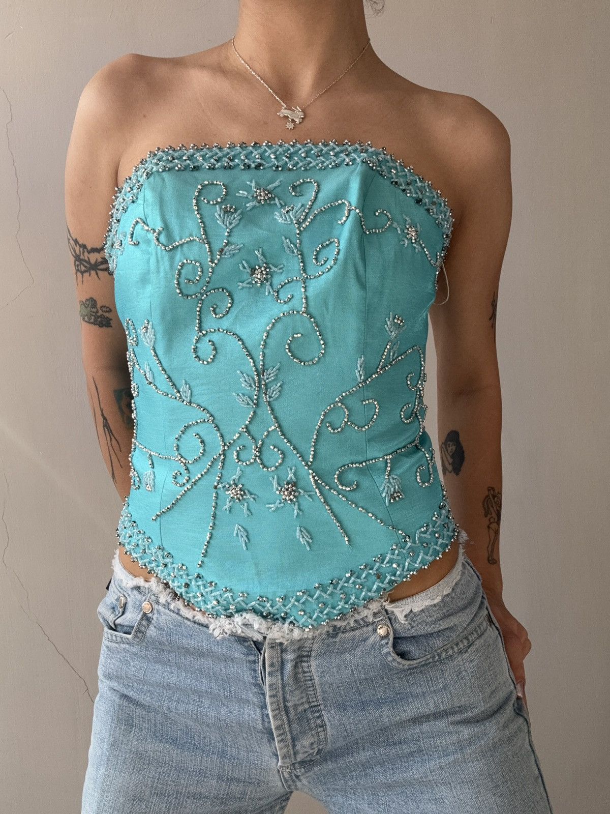 Vintage Vintagw bustier Size M / US 6-8 / IT 42-44 - 1 Thumbnail