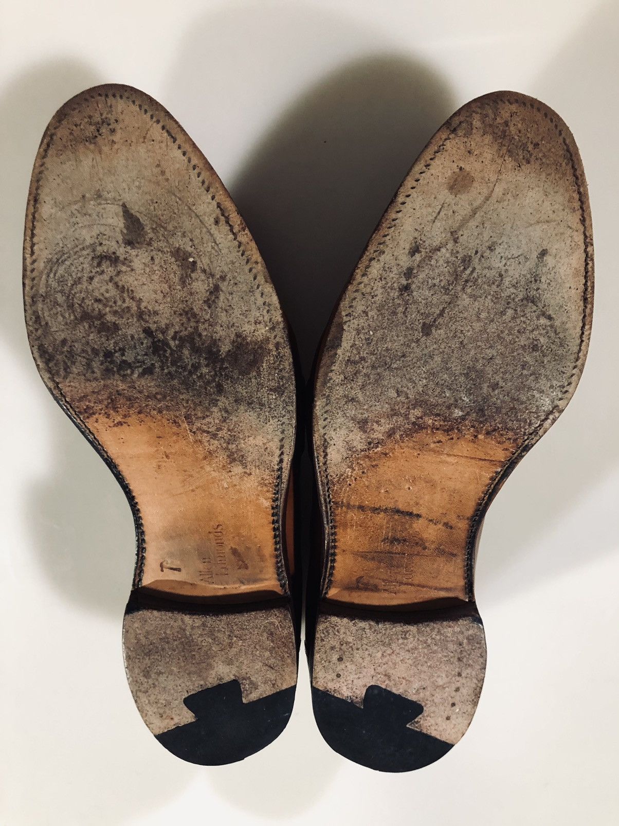 Allen Edmonds AE 🇺🇸 Tobacco Brown Leather Raised Seam Penny Loafer 12 D Size US 12 / EU 45 - 9 Thumbnail