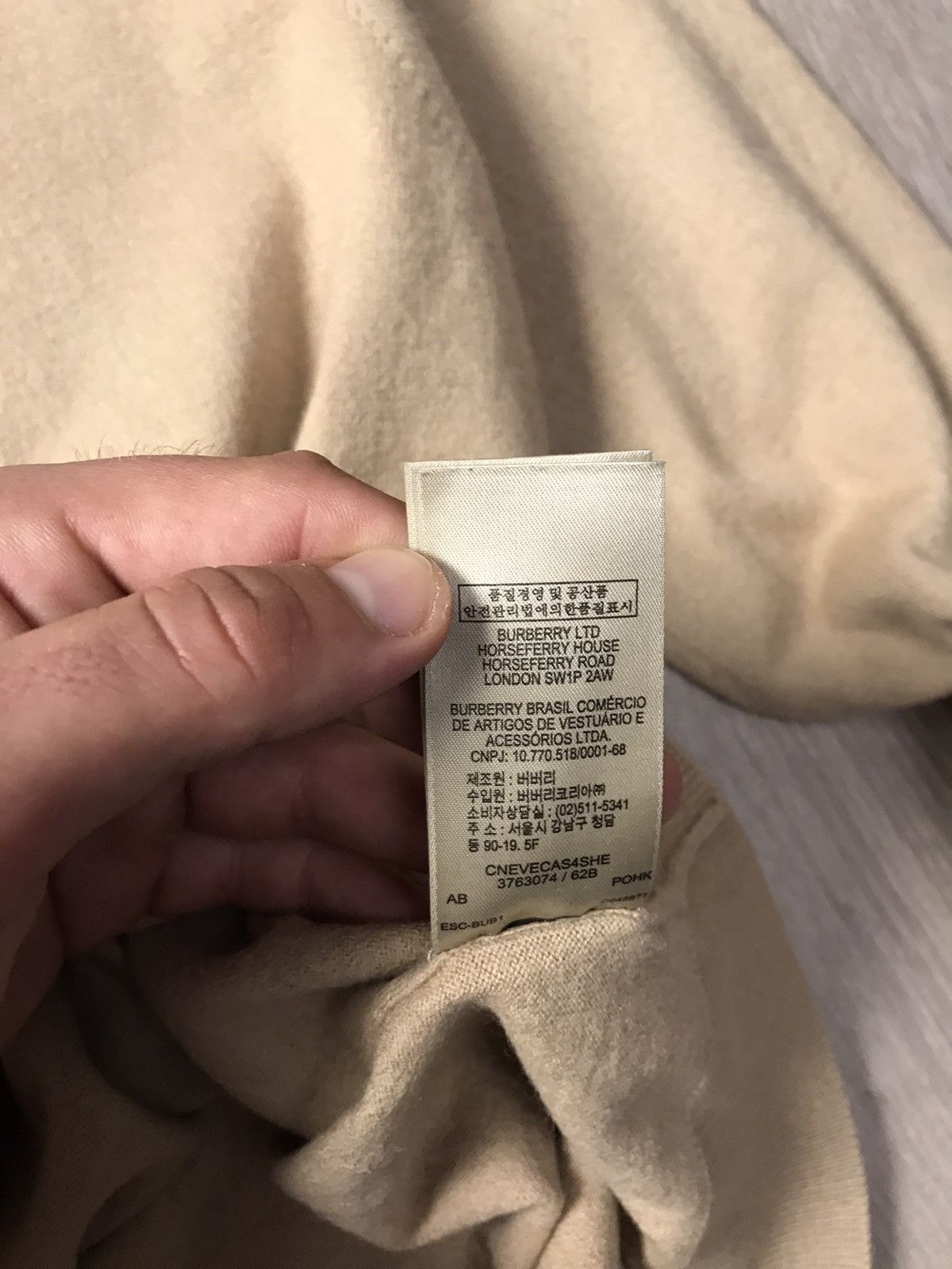 Burberry × Burberry Prorsum Burberry Brit V-neck Wool knitwear Size US L / EU 52-54 / 3 - 10 Thumbnail