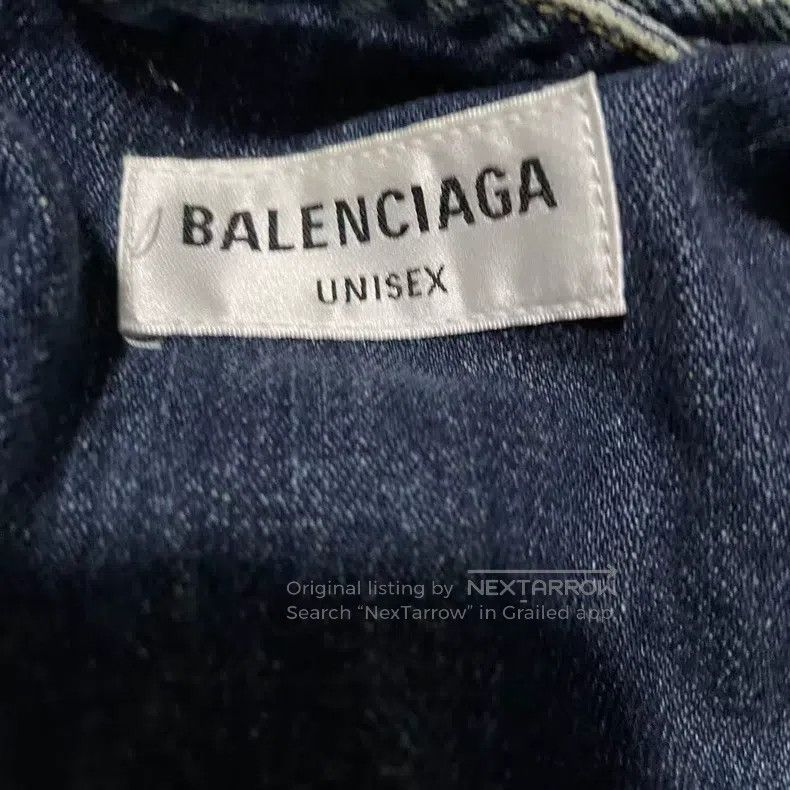 Balenciaga Balenciaga Water-washed Denim Cotton Jacket Size XXS / US 00 / IT 34 - 3 Thumbnail