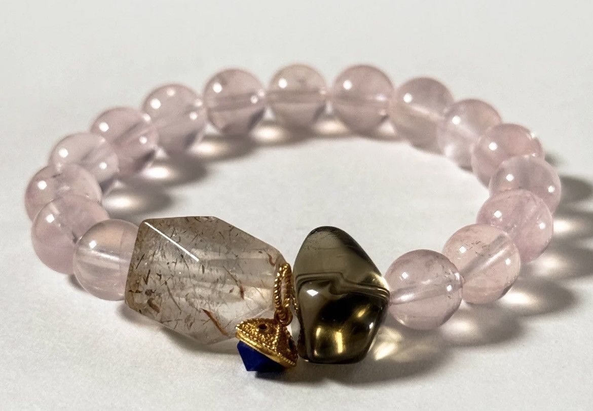 Other Starlight Rose Quartz Bracelet w Super Seven Lapis Lazuli Size ONE SIZE - 1 Thumbnail