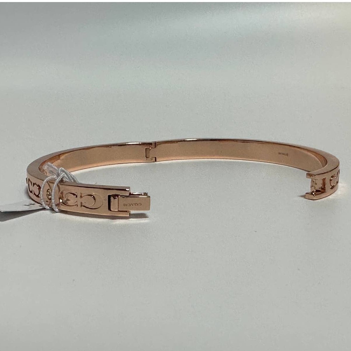 Coach Coach Rose Gold Kissing C Bangle Bracelet Size ONE SIZE - 6 Thumbnail