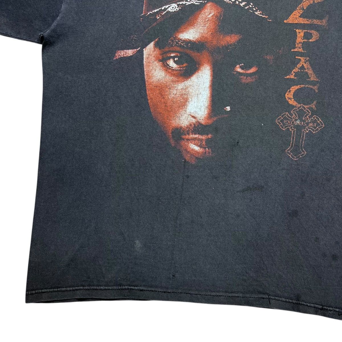 Rap Tees Vintage 1998 2Pac Shakur Exodus Winterland Rap Tee T-Shirt Size US L / EU 52-54 / 3 - 7 Thumbnail