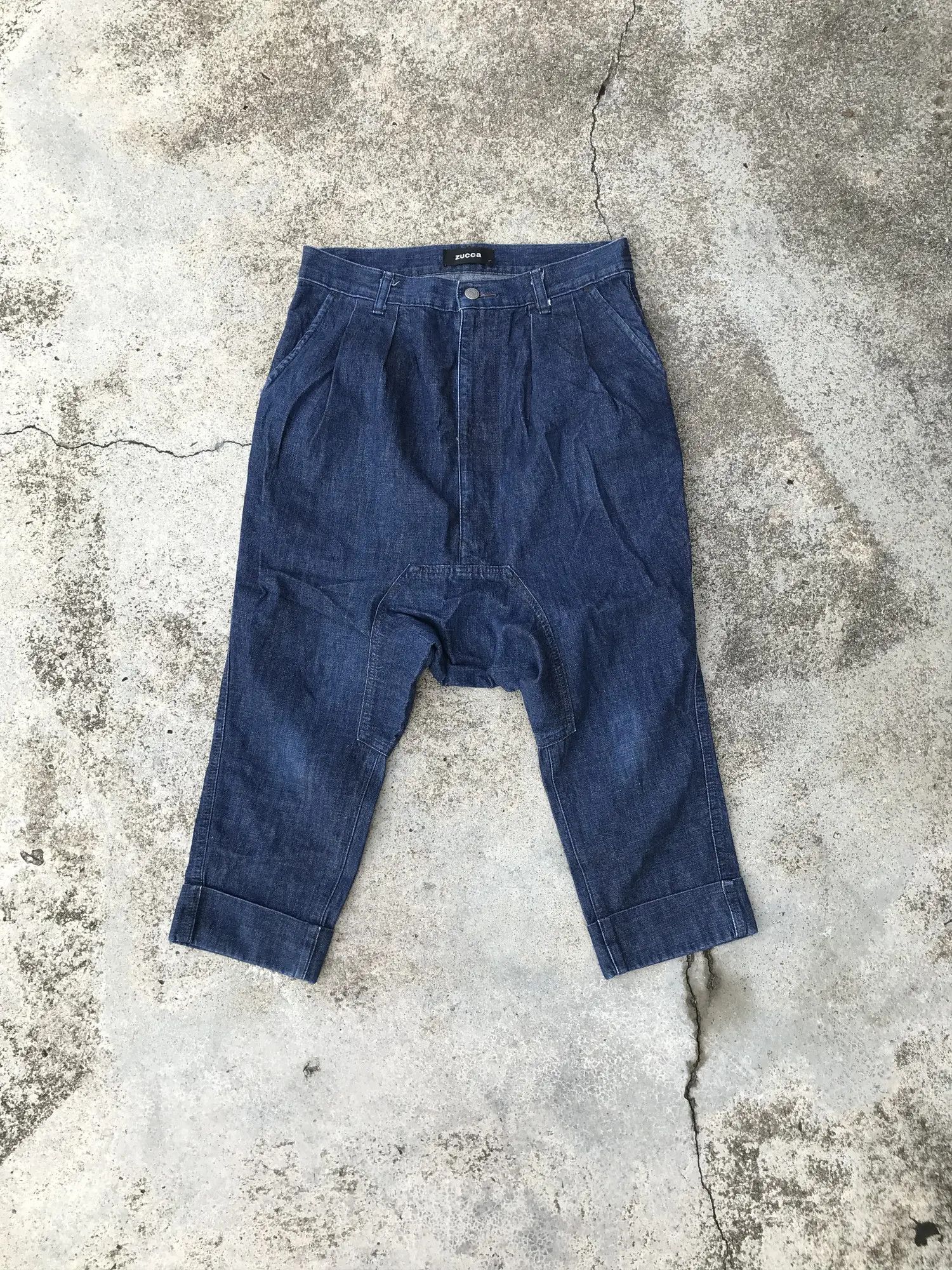 Issey Miyake Issey Miyake Double Pleated Denim Size US 31 - 1 Thumbnail