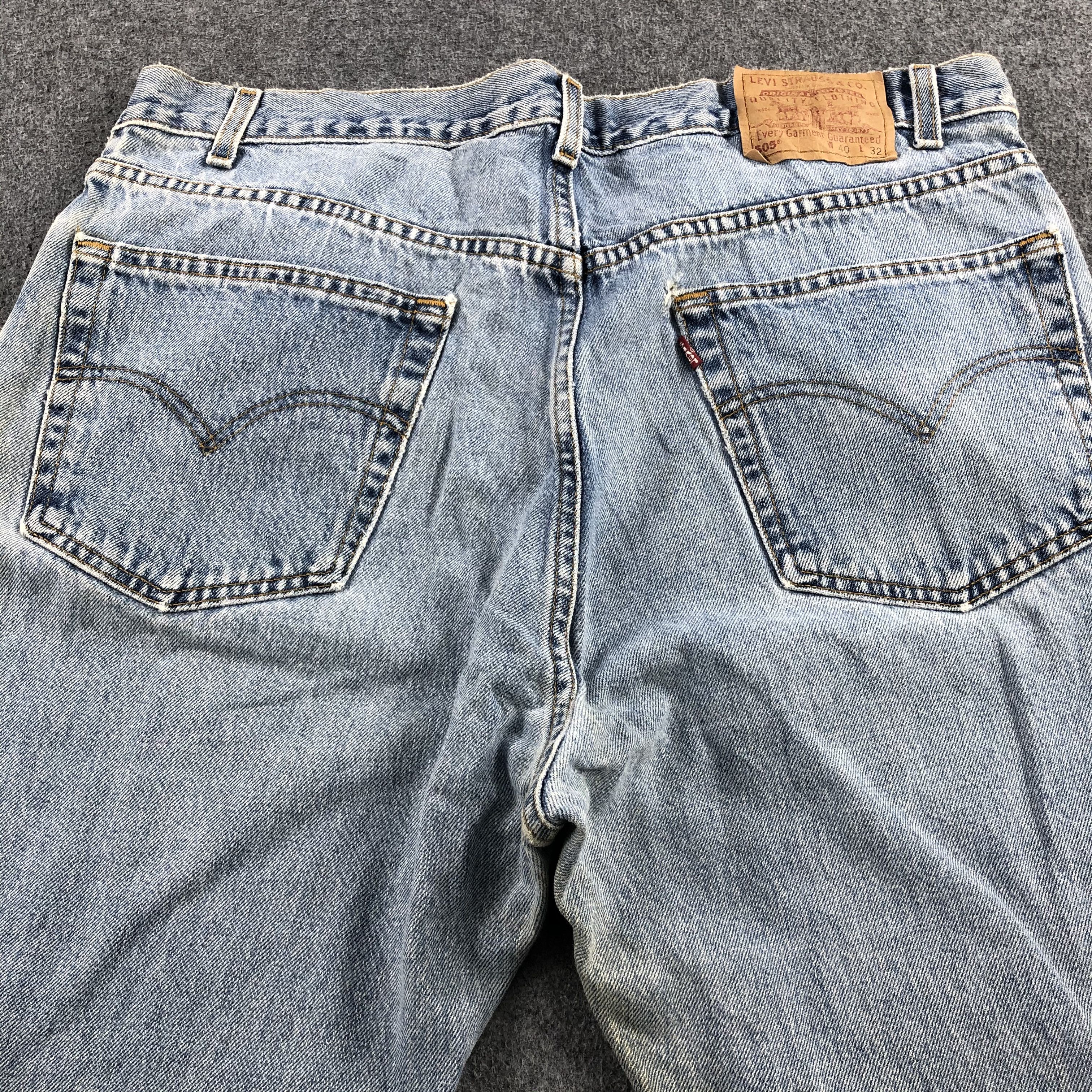 Levi's Vintage 90s Light Wash Levis 505 Jeans-J2126 Size US 39 - 4 Thumbnail