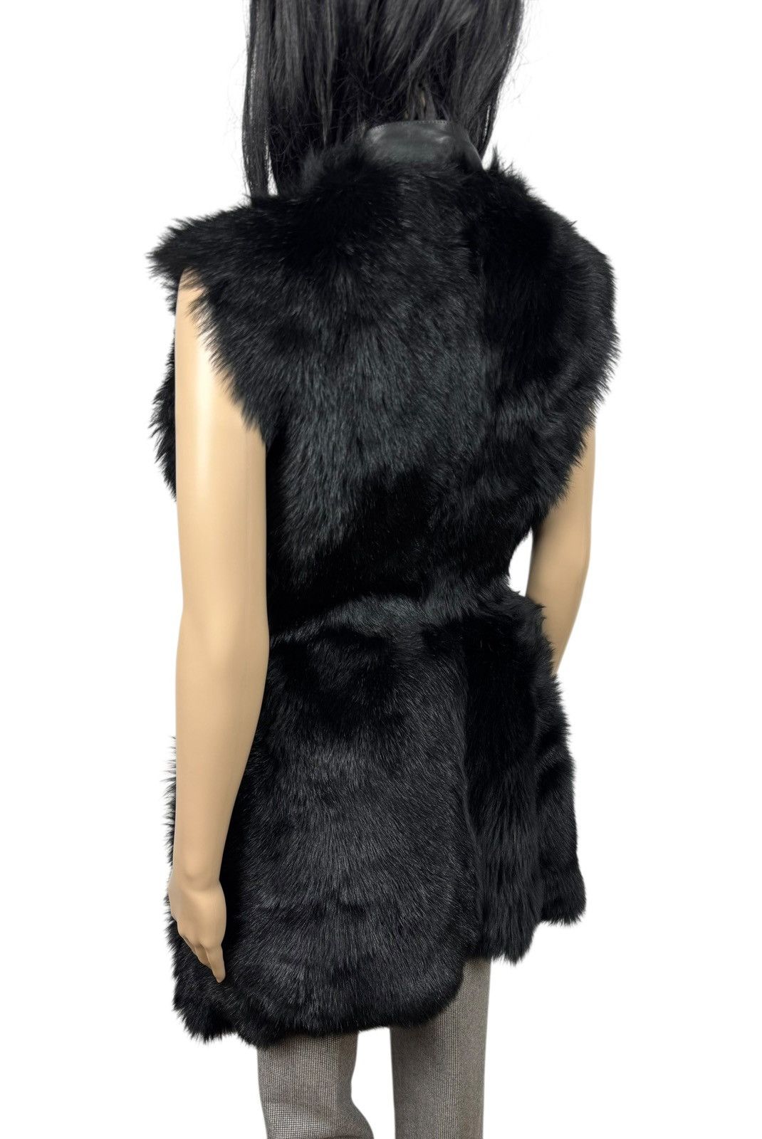 Other Aminaka Wilmont Fur Vest Belted Genuine Leather size 12 Size M / US 6-8 / IT 42-44 - 9 Thumbnail