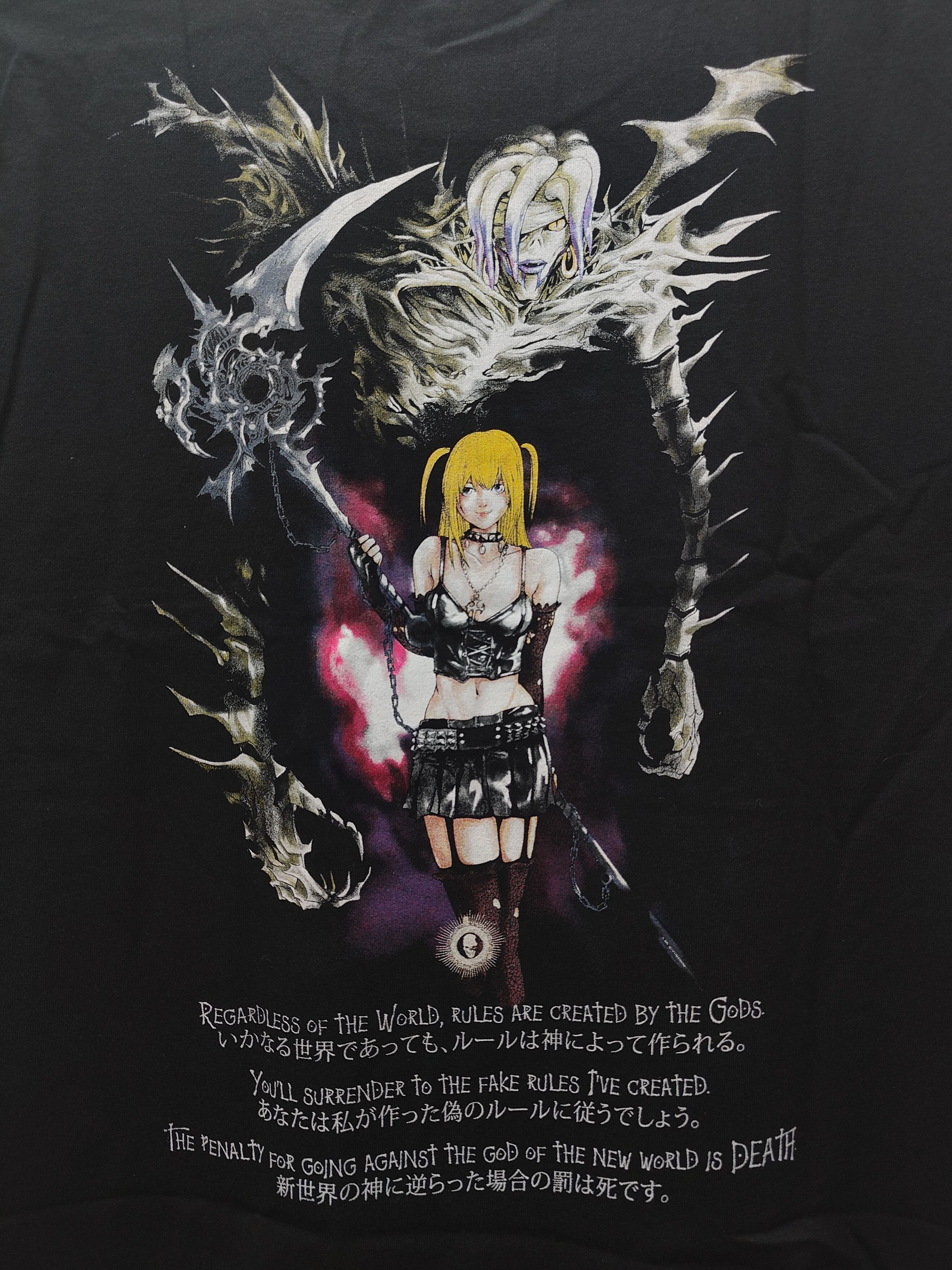 Anime Death Note "Yagami Light & Misa Amane" T-shirt Size US XL / EU 56 / 4 - 9 Thumbnail