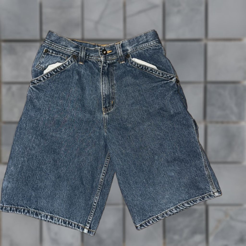 Vintage VINTAGE Urban Up Denim Shorts Jorts 16R 24in Waist Womens Blue 24in Inseam 24in Regular Size 16 Size 42" / US 20 - 1 Thumbnail