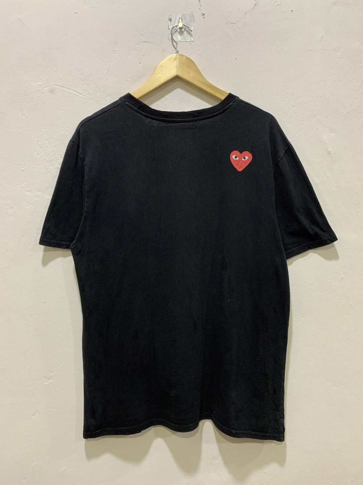 Comme des Garcons × The North Face Comme Des Garcons Play X The North Face Heart Logo Tee Size US XL / EU 56 / 4 - 2 Thumbnail