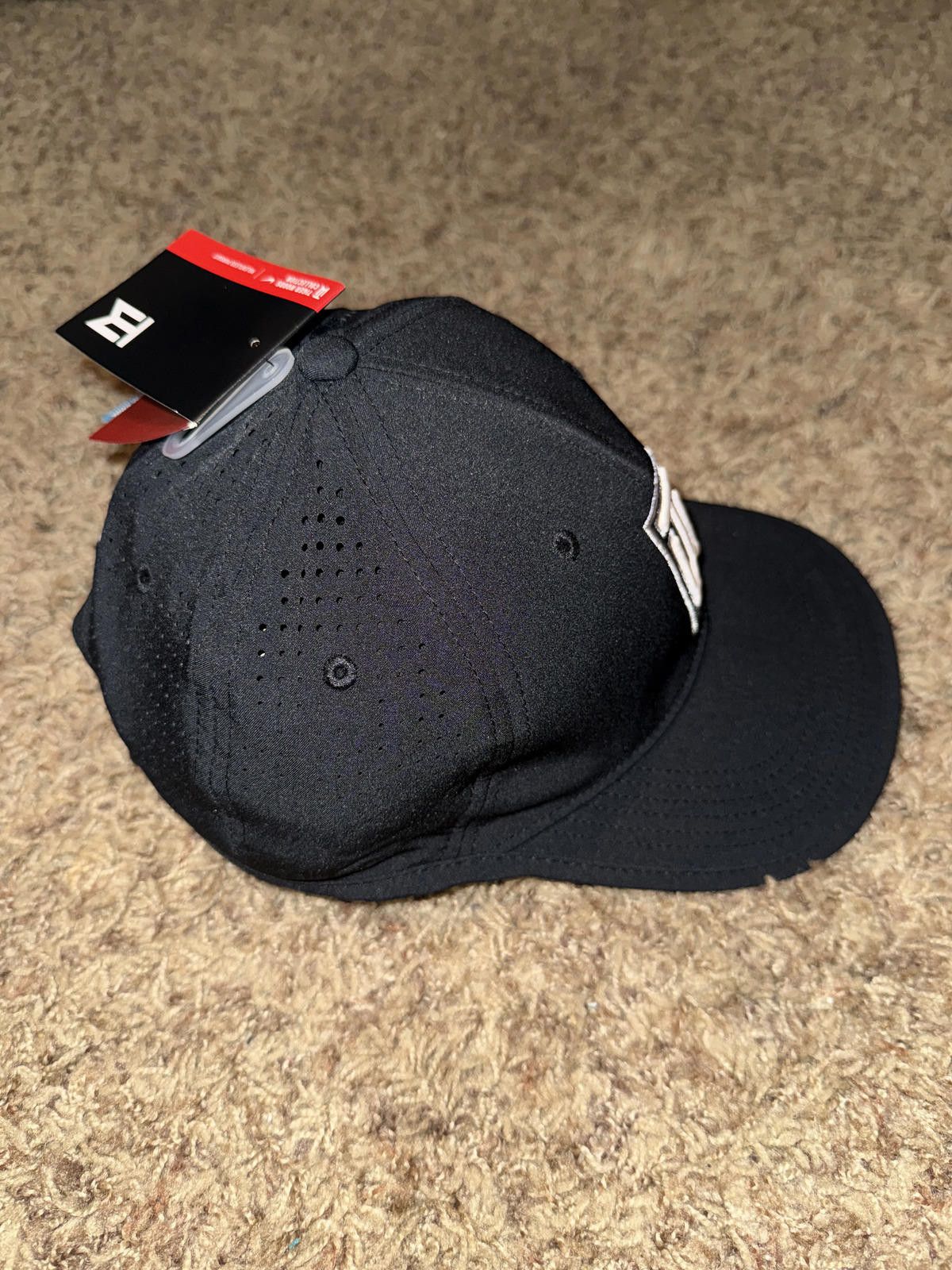 Nike Nike Golf Tiger Woods Embroidered Logo Dark Blue Aerobill Hat Size ONE SIZE - 5 Thumbnail