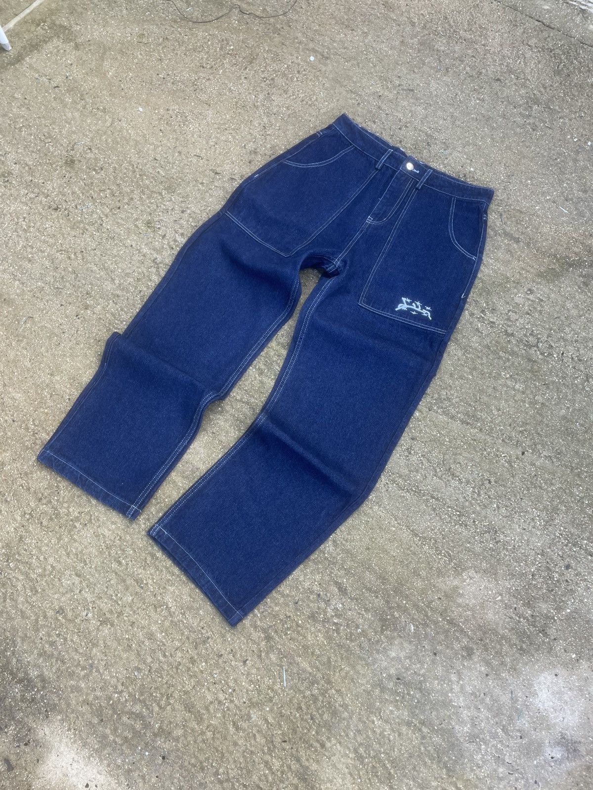 Other Dyvin by dyvin Jean Bleu Brut Taille S - Neuf - Coupe large Size US 28 / EU 44 - 6 Thumbnail