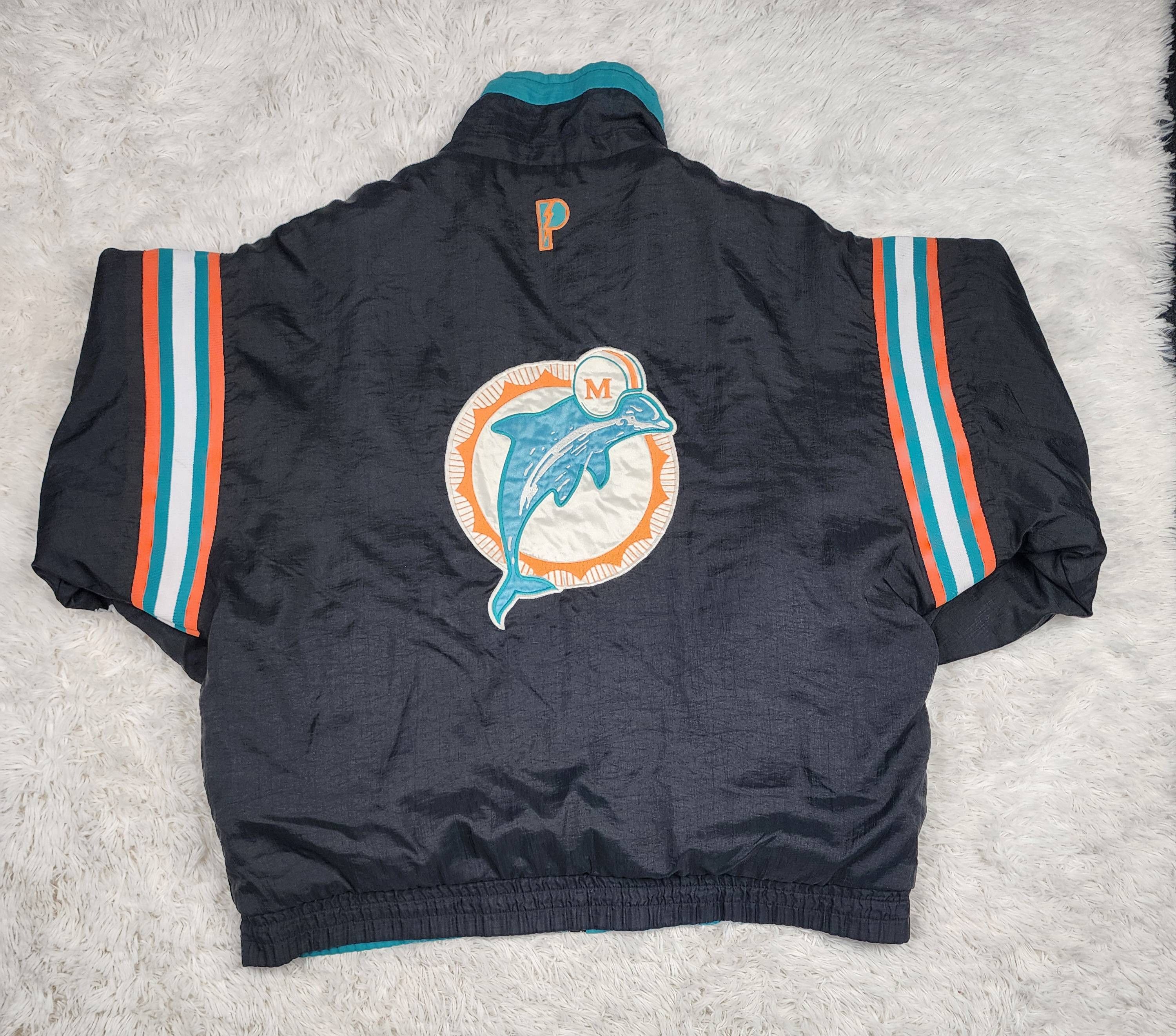 NFL Vintage Pro Player NFL Miami Dolphins reversible jacket Size US L / EU 52-54 / 3 - 10 Thumbnail