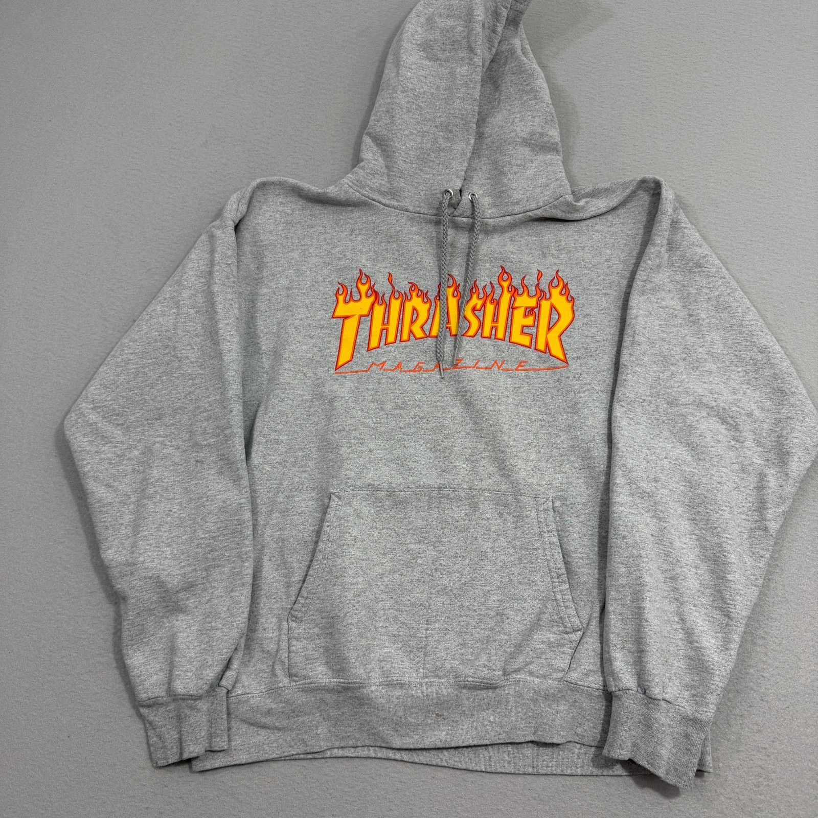 Thrasher Vintage Thrasher Hoodie Men's Medium Gray Sweatshirt Size US M / EU 48-50 / 2 - 2 Thumbnail