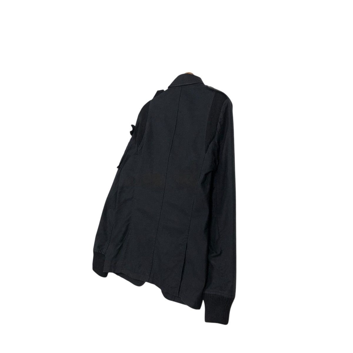 Hysteric Glamour 🔥RICH BLACK BIKER BONDAGE JACKET DOARAT CARGO POCKETS Size US M / EU 48-50 / 2 - 12 Thumbnail