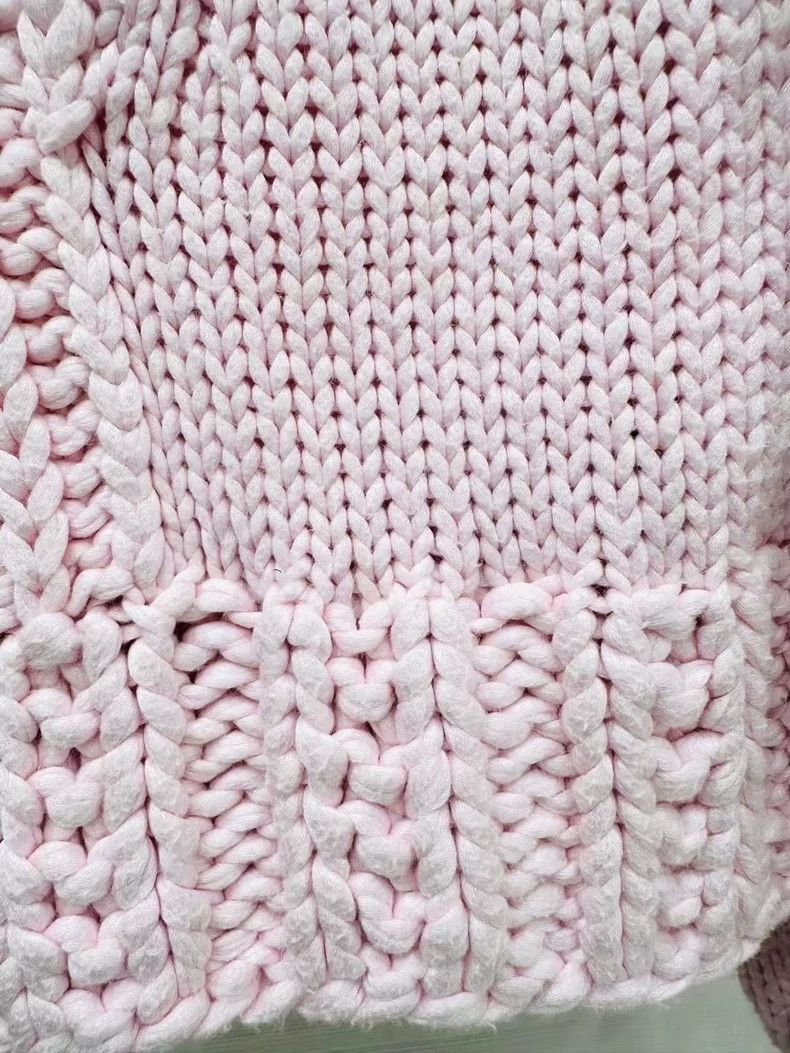 Chanel Chanel 22 Spring and Summer Popular Pink Thick Line Sweate Size XXS / US 00 / IT 34 - 4 Thumbnail