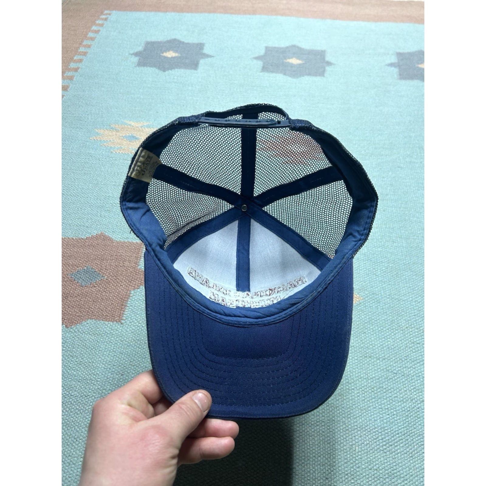 Vintage VINTAGE SnapBack hat cap Mackinac island Michigan embroidered blue adjustable Men Adjustable Blue Mackinac island Michigan SnapBack Hat cap Size ONE SIZE - 5 Thumbnail
