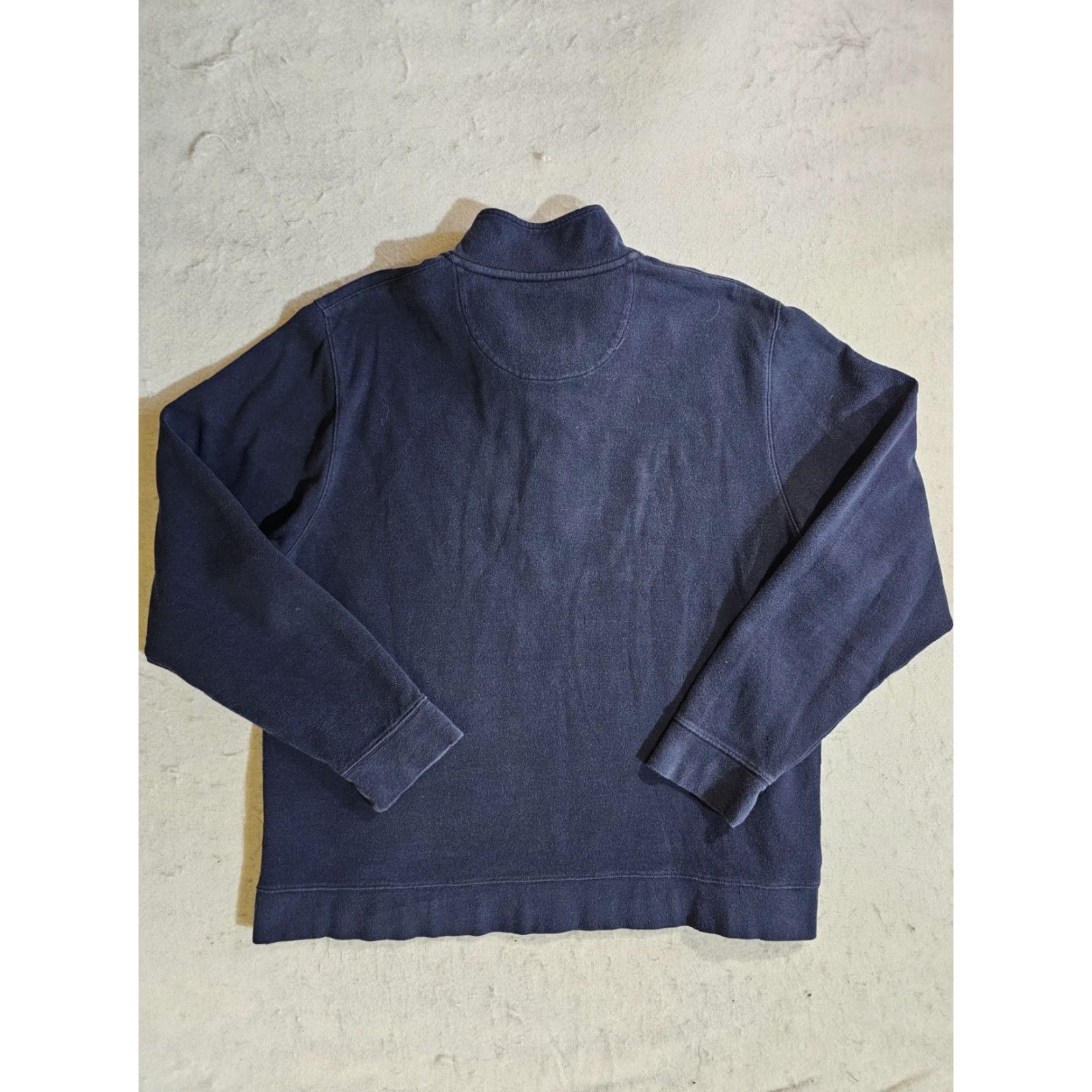 Brooks Brothers Brooks Brothers Signature 1/4 Zip Pima Cotton Mock Neck Pullover Sweater Mens X-Large Blue Size US XL / EU 56 / 4 - 6 Thumbnail