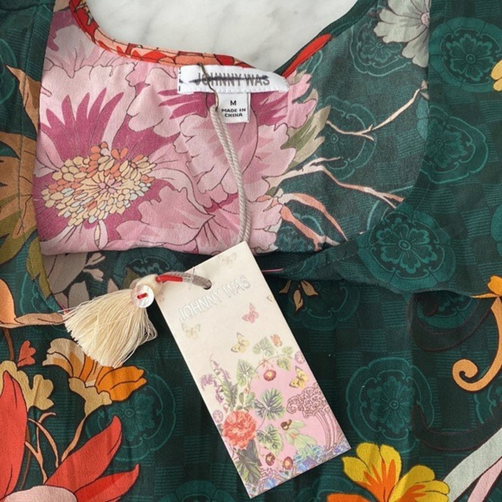 Johnny Was Johnny Was Roselynn Silk Floral Print Tank Top M Size M / US 6-8 / IT 42-44 - 7 Thumbnail